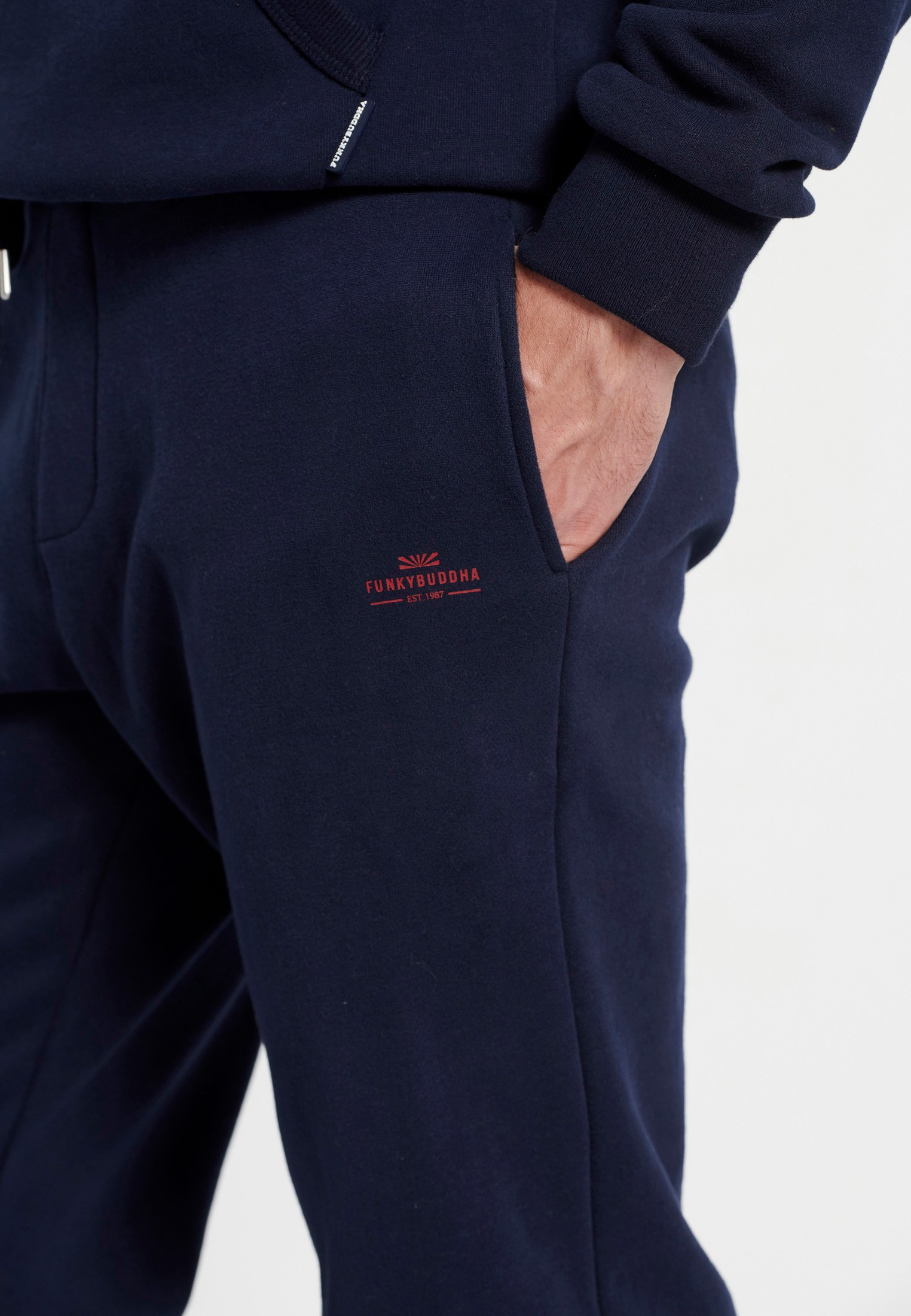 Men's Trousers Funky Buddha Navy