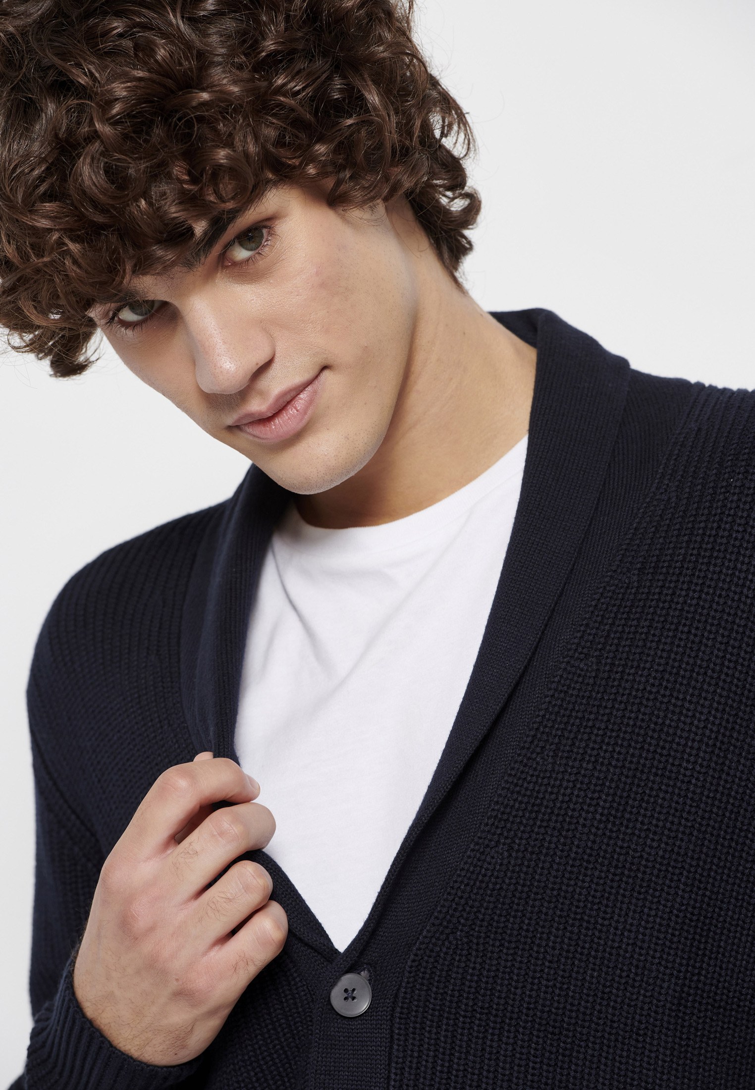 Ανδρικό grandad πουλόβερ φωτογραφία