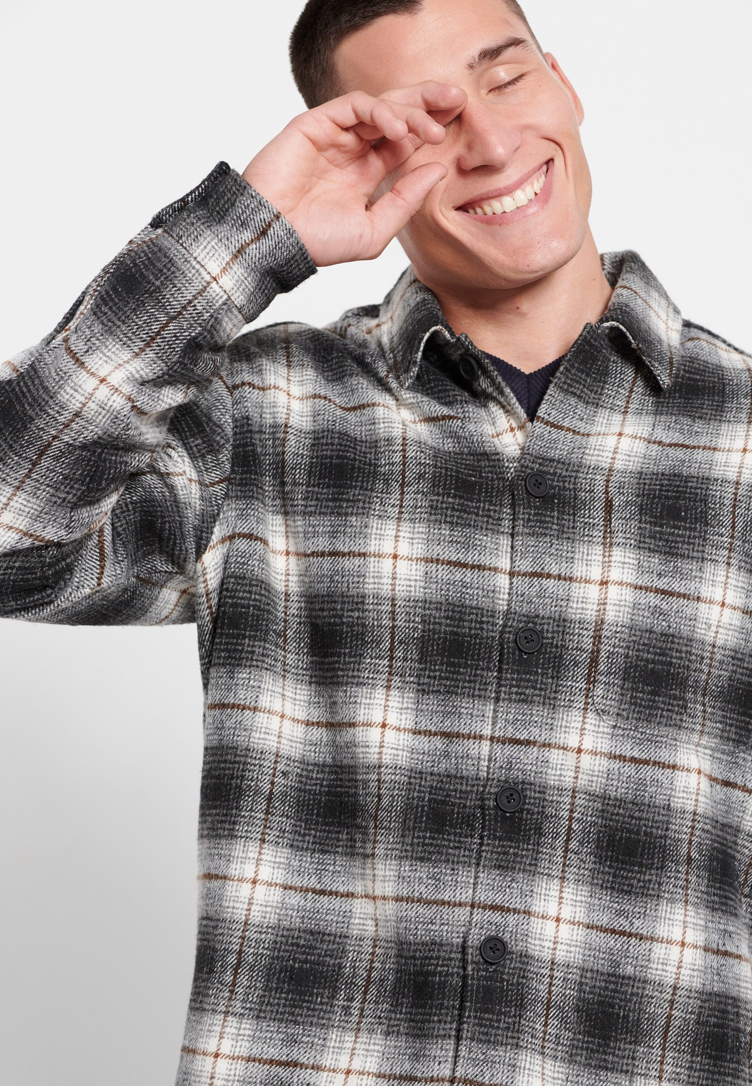 Men's Shirts Funky Buddha Gray