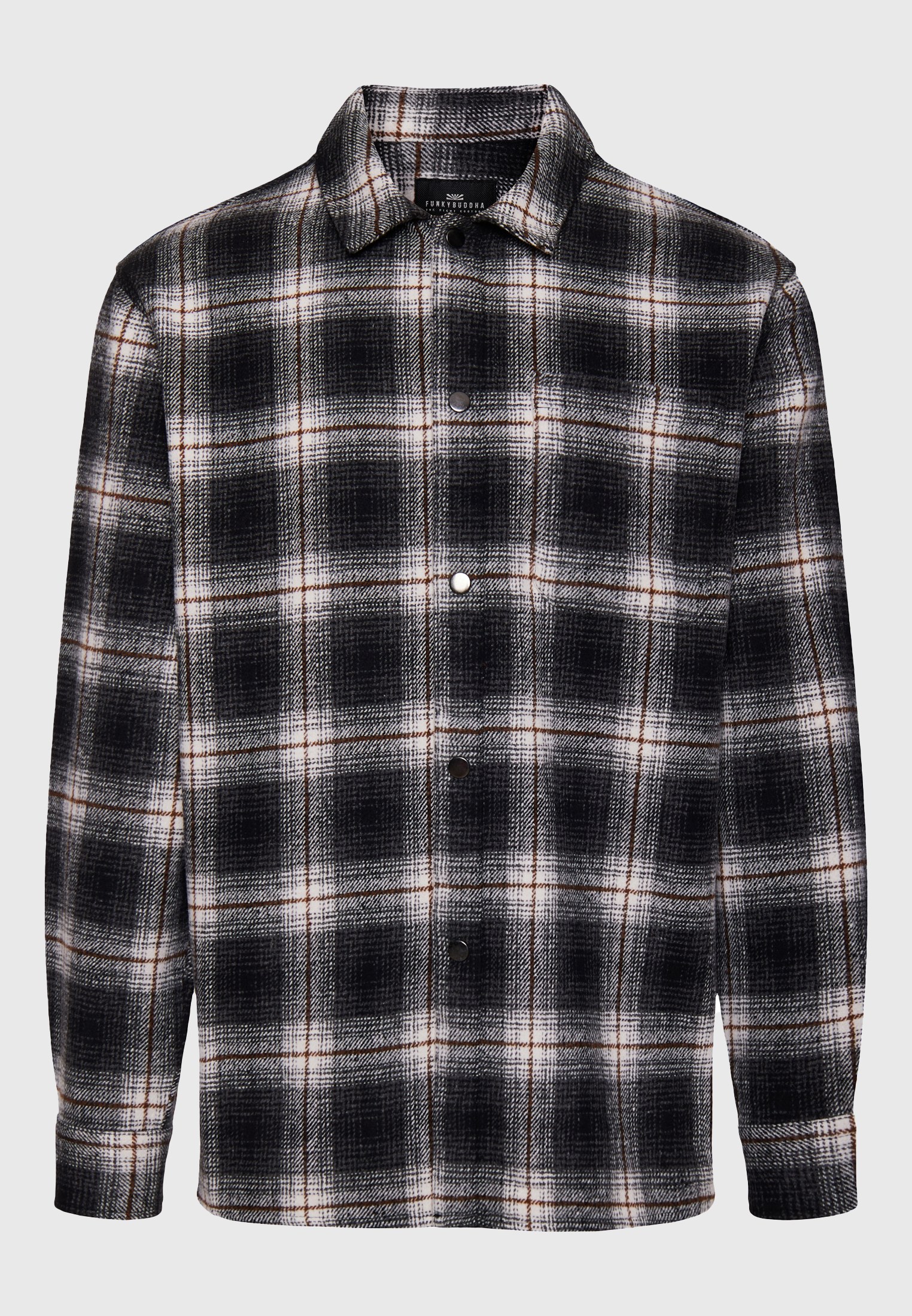 Men's Shirts Funky Buddha Gray