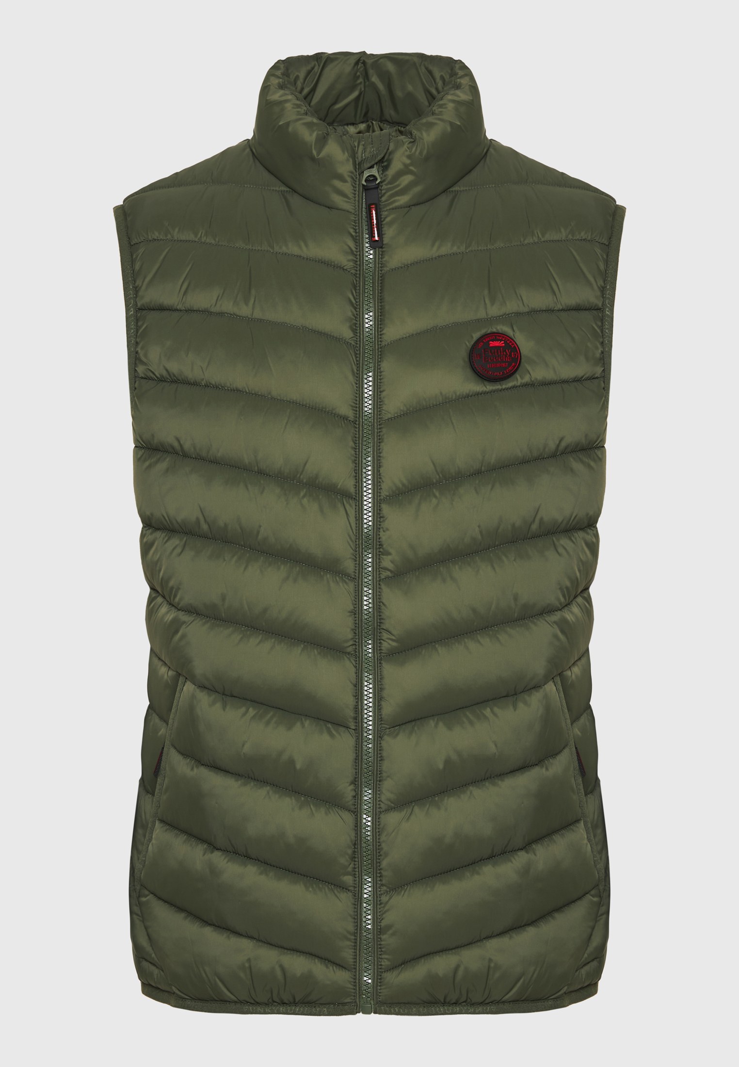 Men's Vests Funky Buddha Khaki