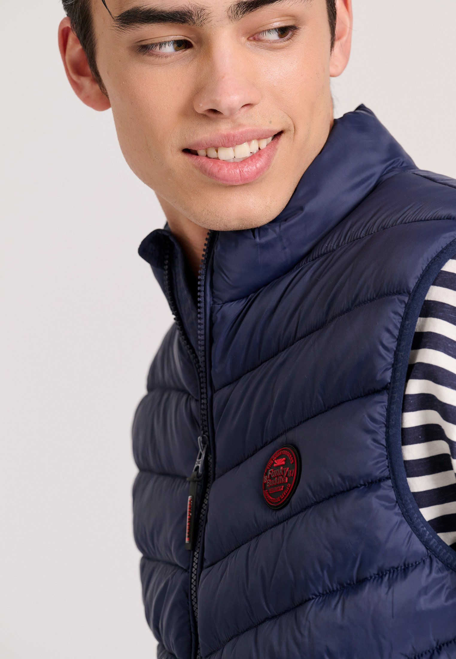 Men's Vests Funky Buddha Navy