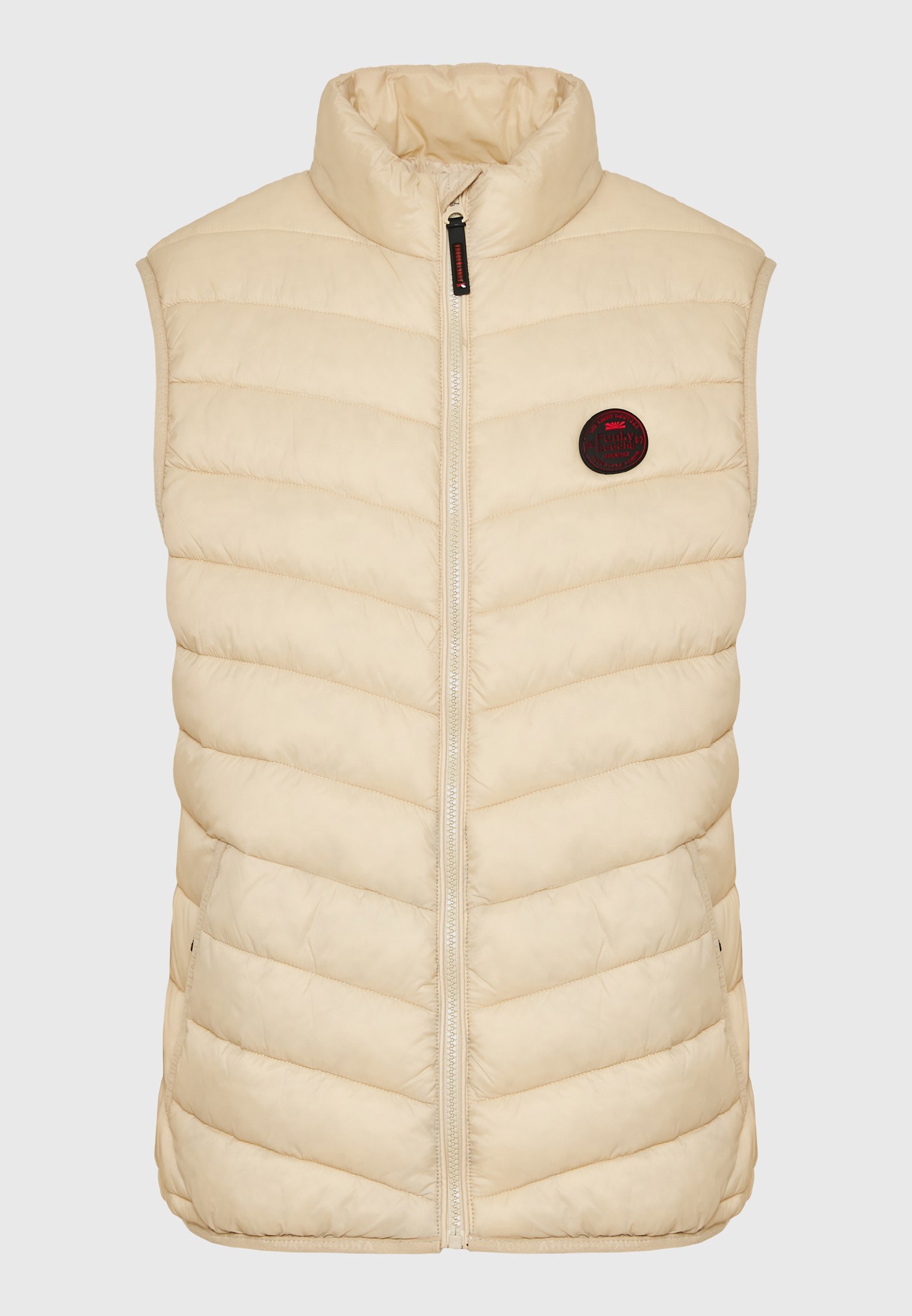 Men's Vests Funky Buddha Beige