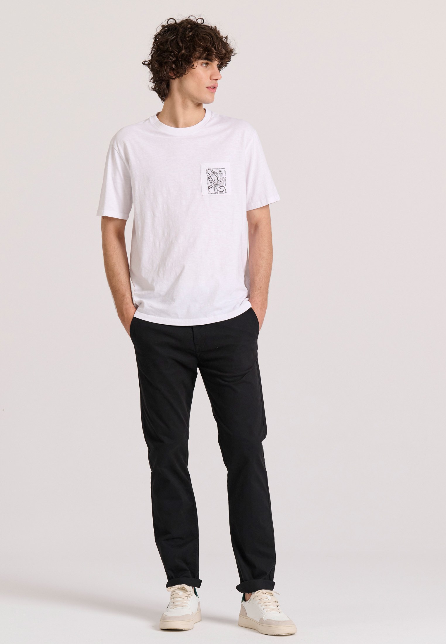 Men's Trousers Funky Buddha Black