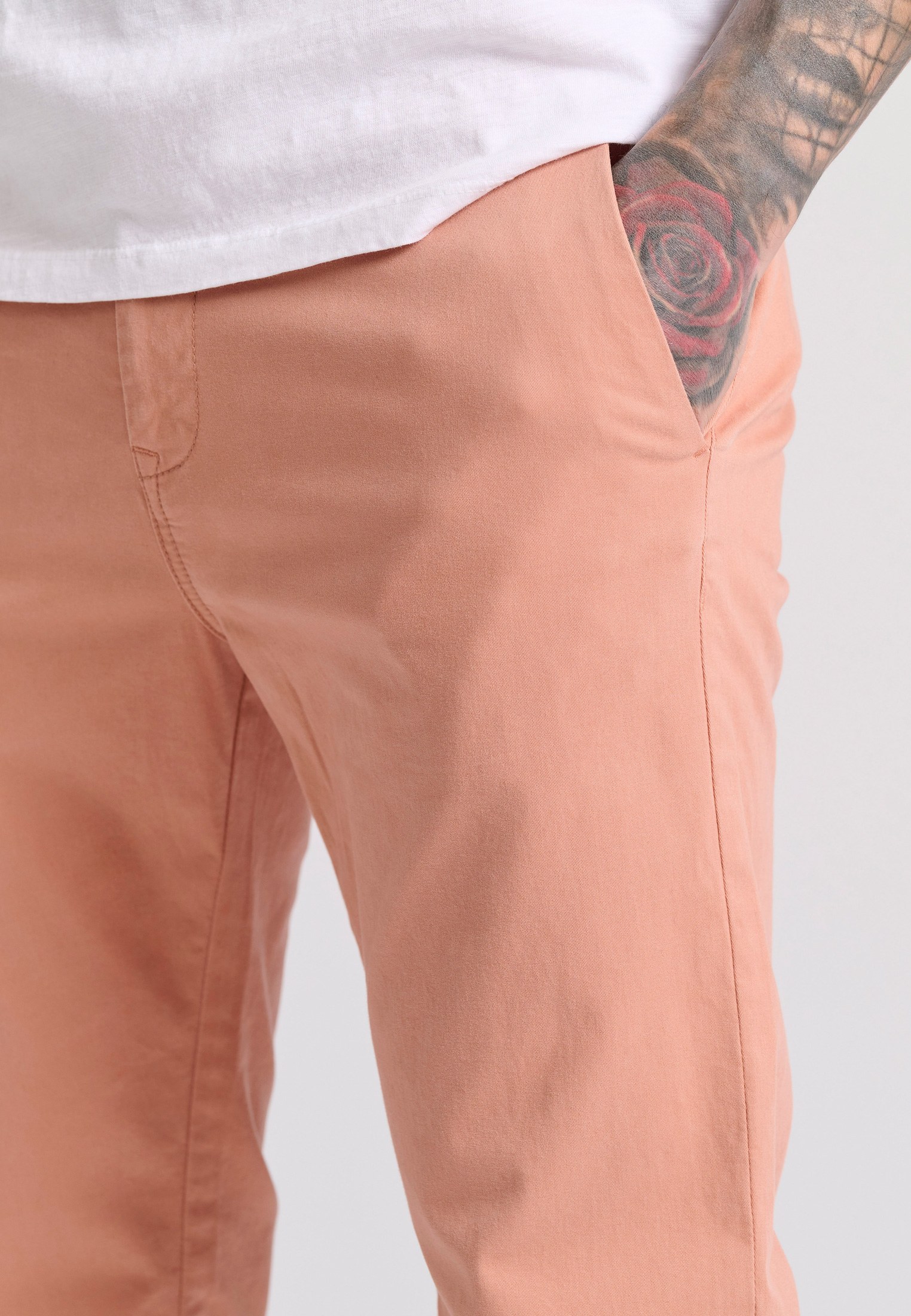 Men's Trousers Funky Buddha Orange