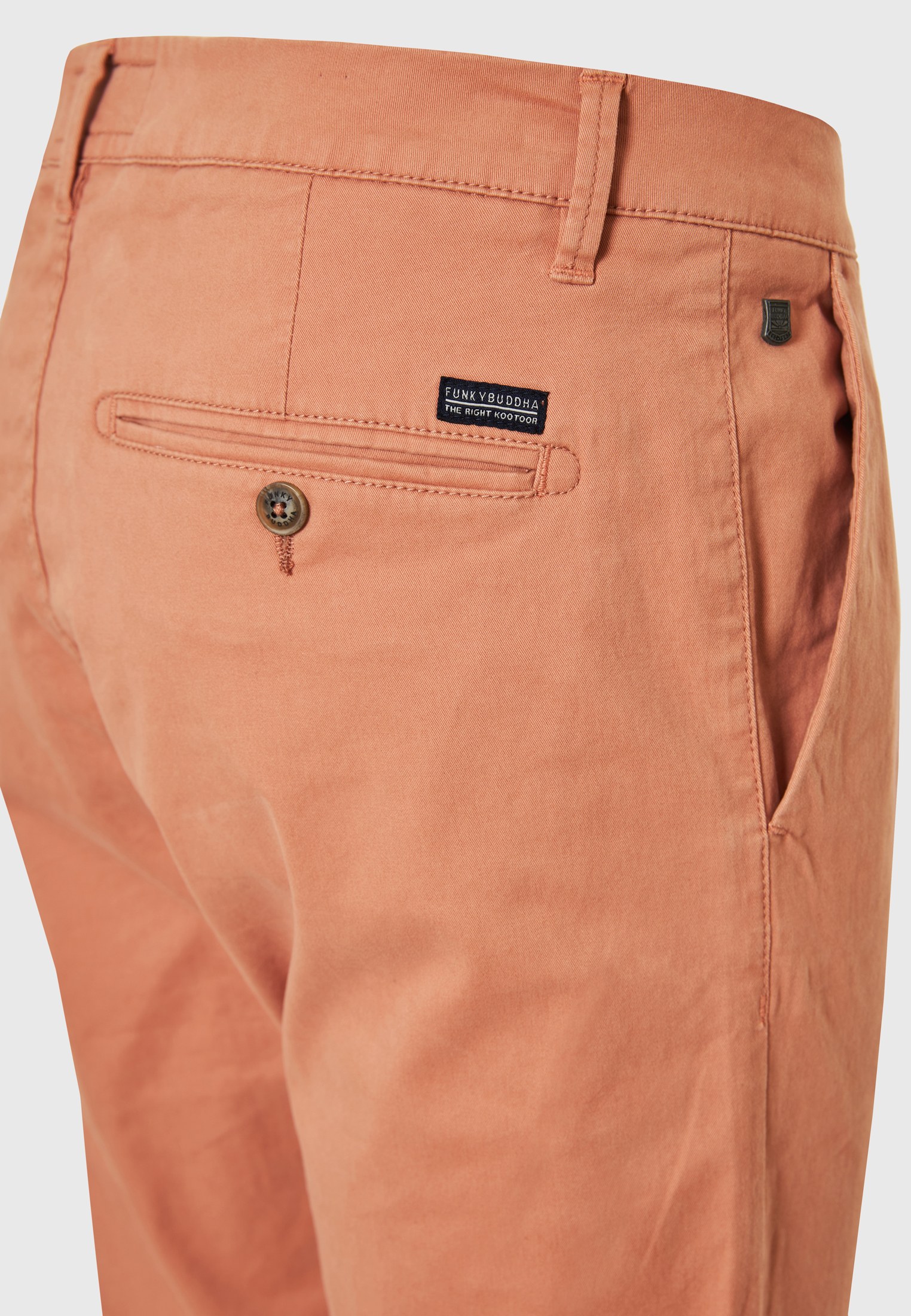 Men's Trousers Funky Buddha Orange