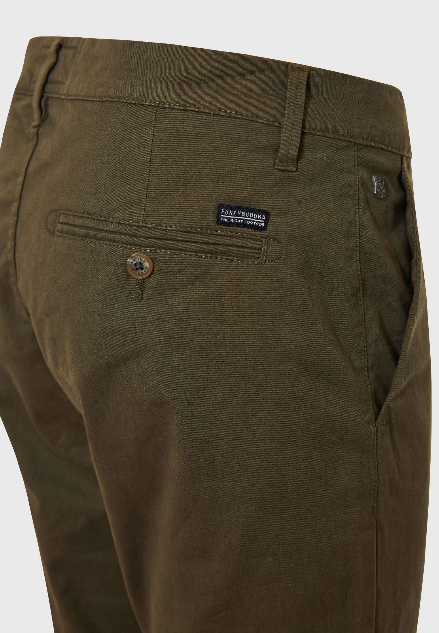 Men's Trousers Funky Buddha Khaki