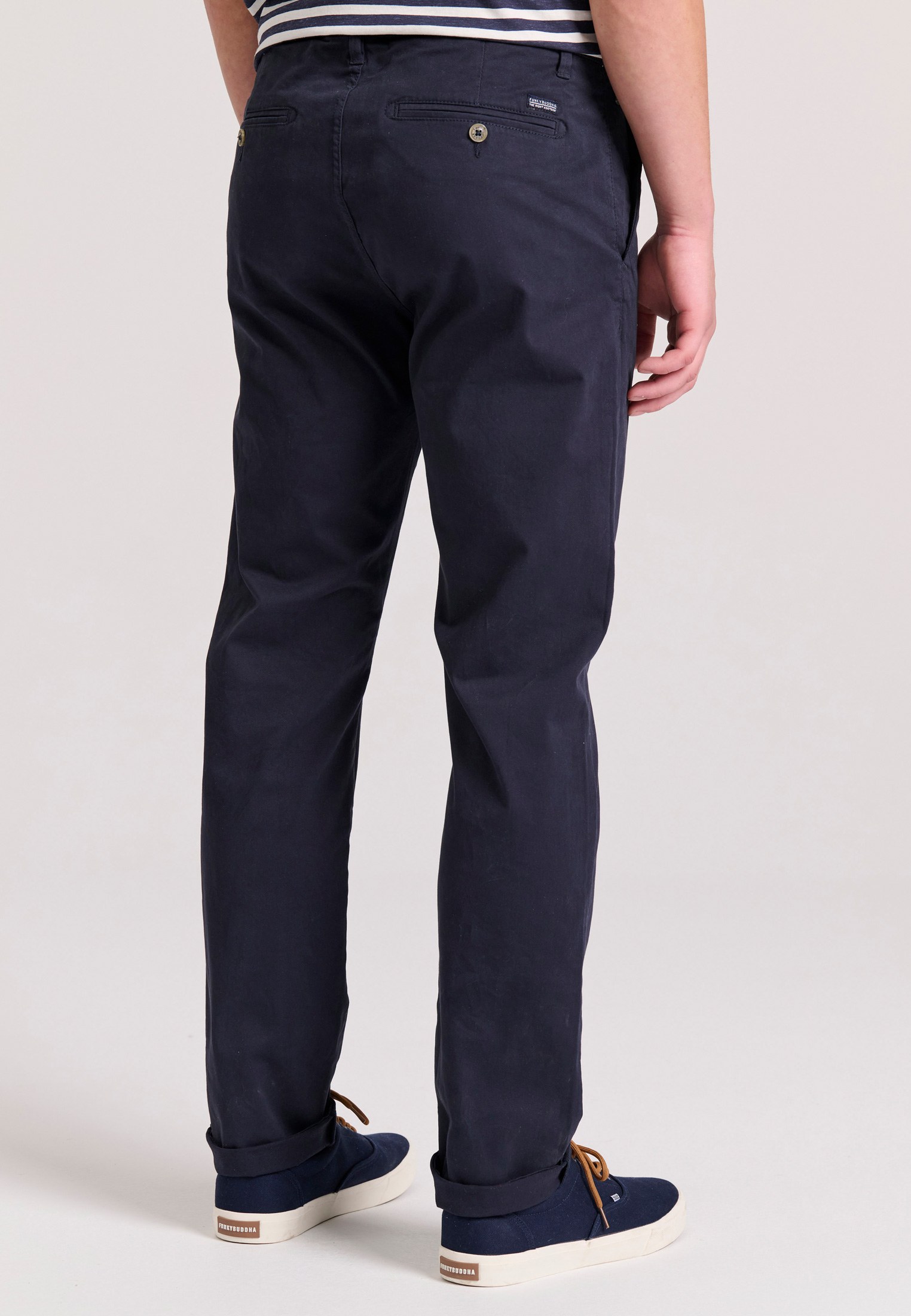 Men's Trousers Funky Buddha Navy