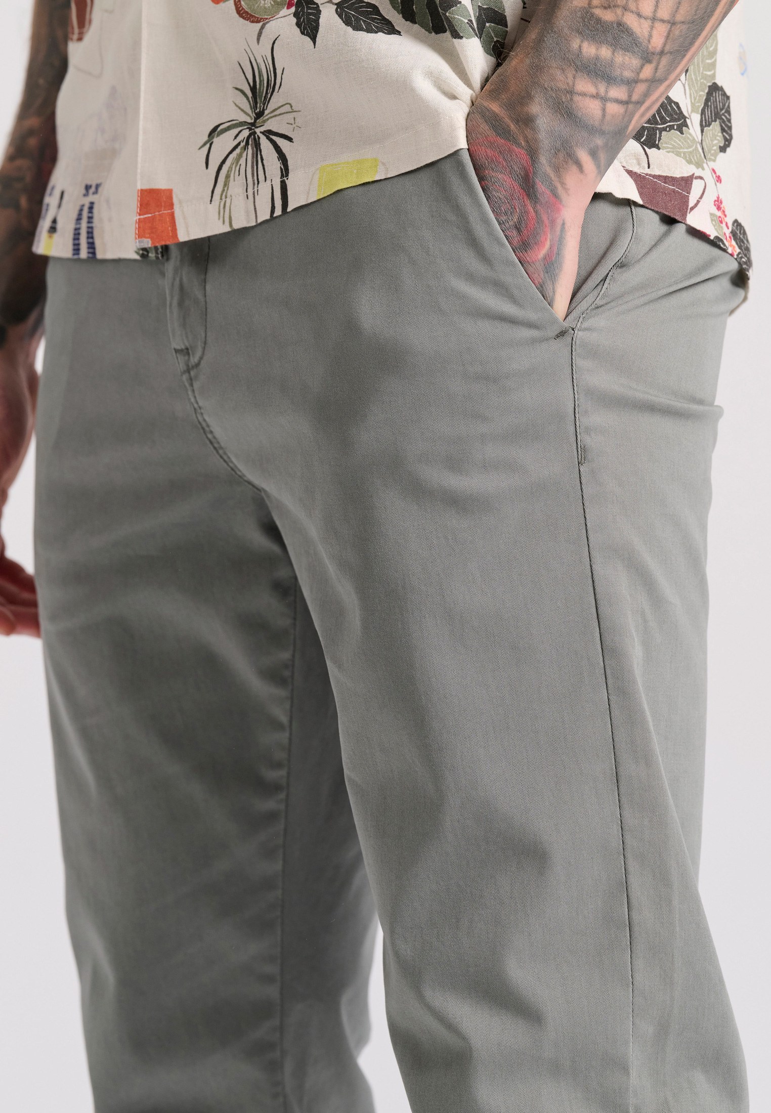 Men's Trousers Funky Buddha Green