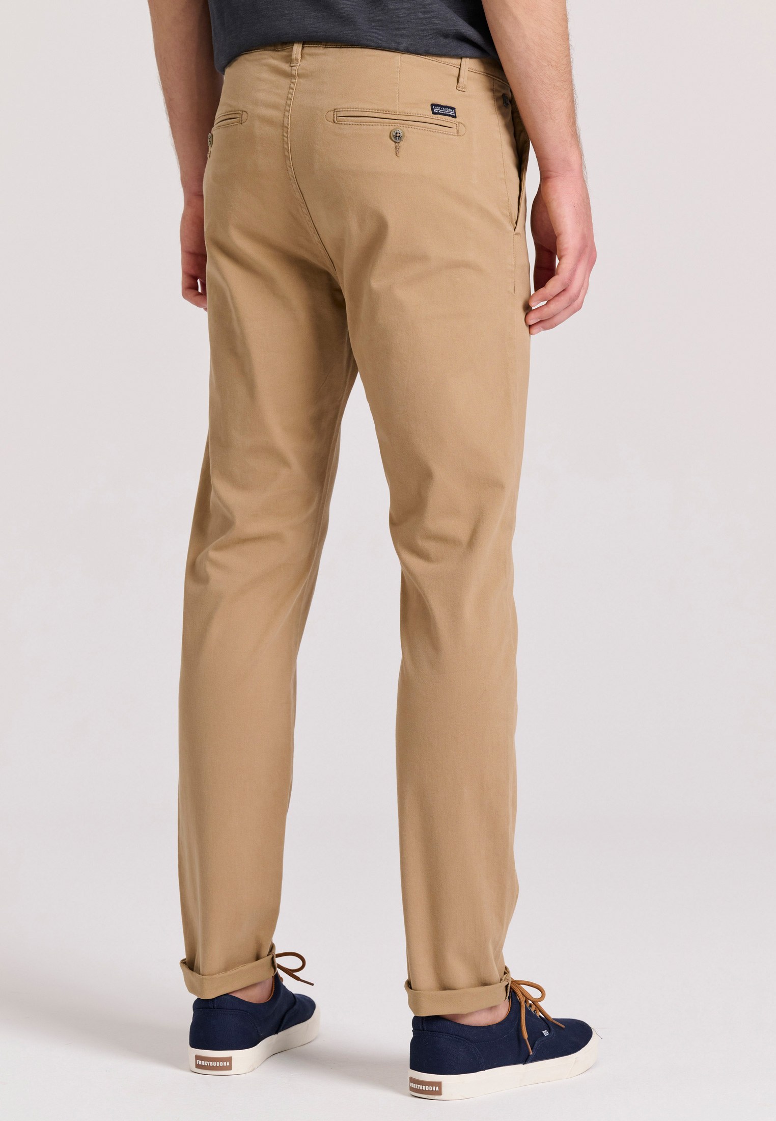 Men's Trousers Funky Buddha Beige