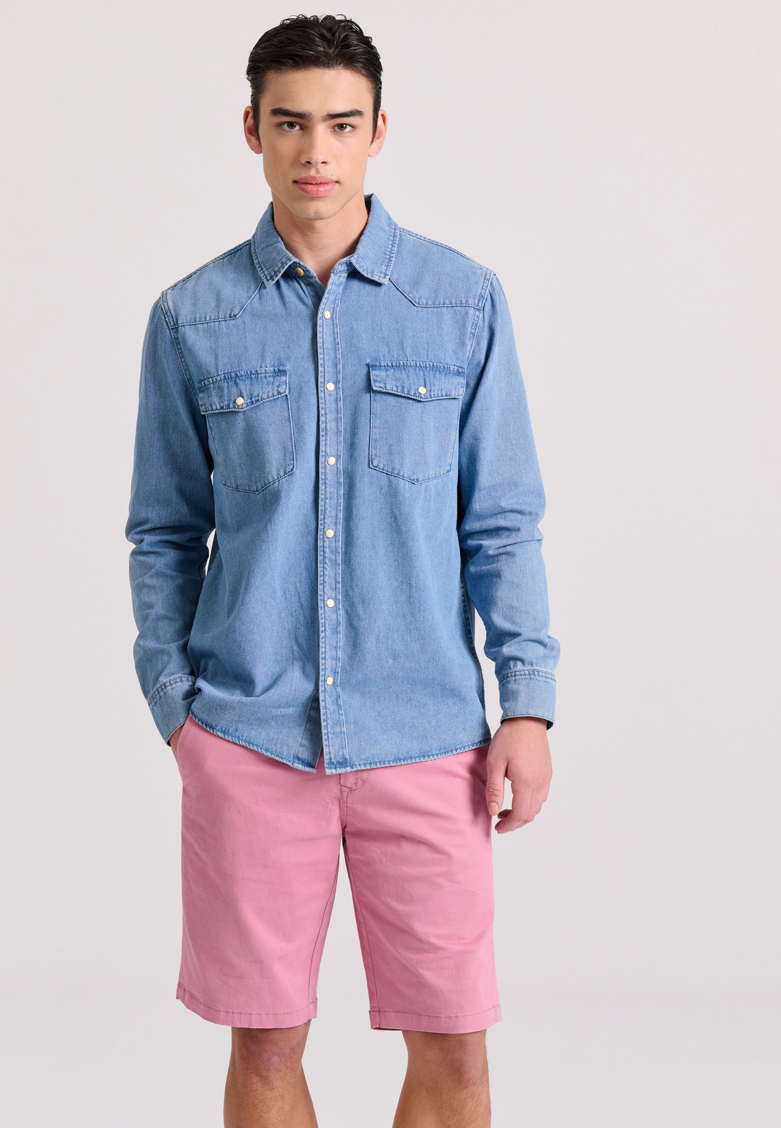 Men's Trousers Funky Buddha Pink