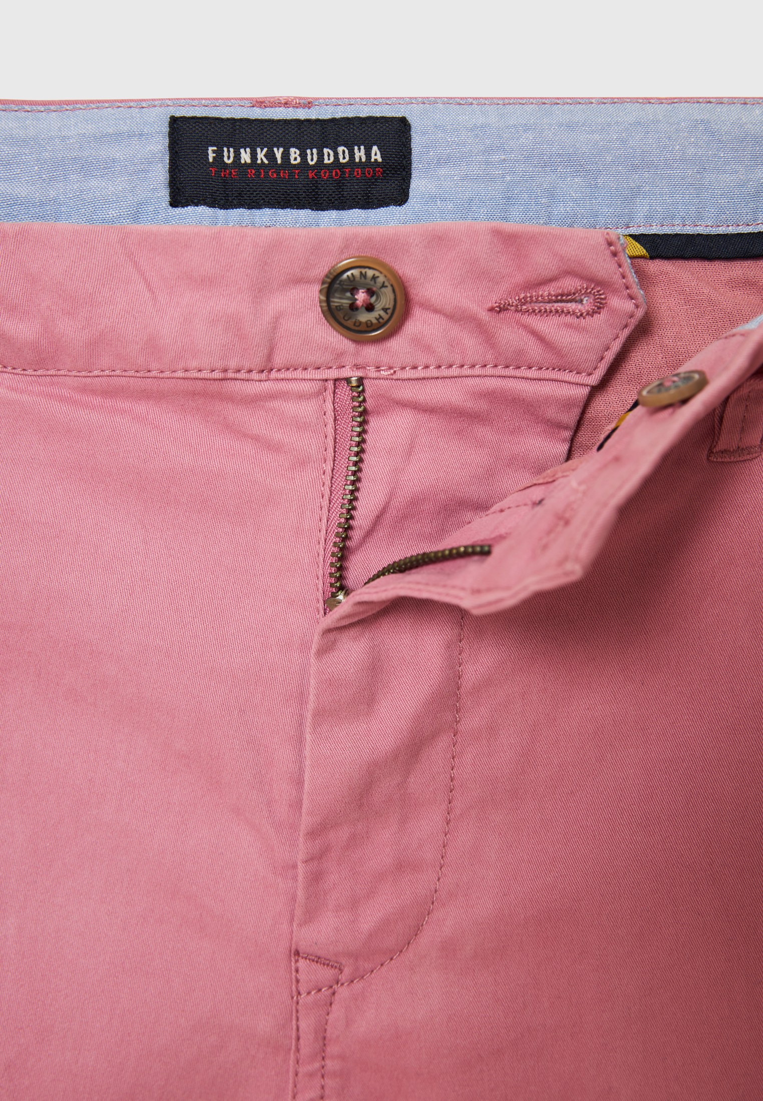 Men's Trousers Funky Buddha Pink