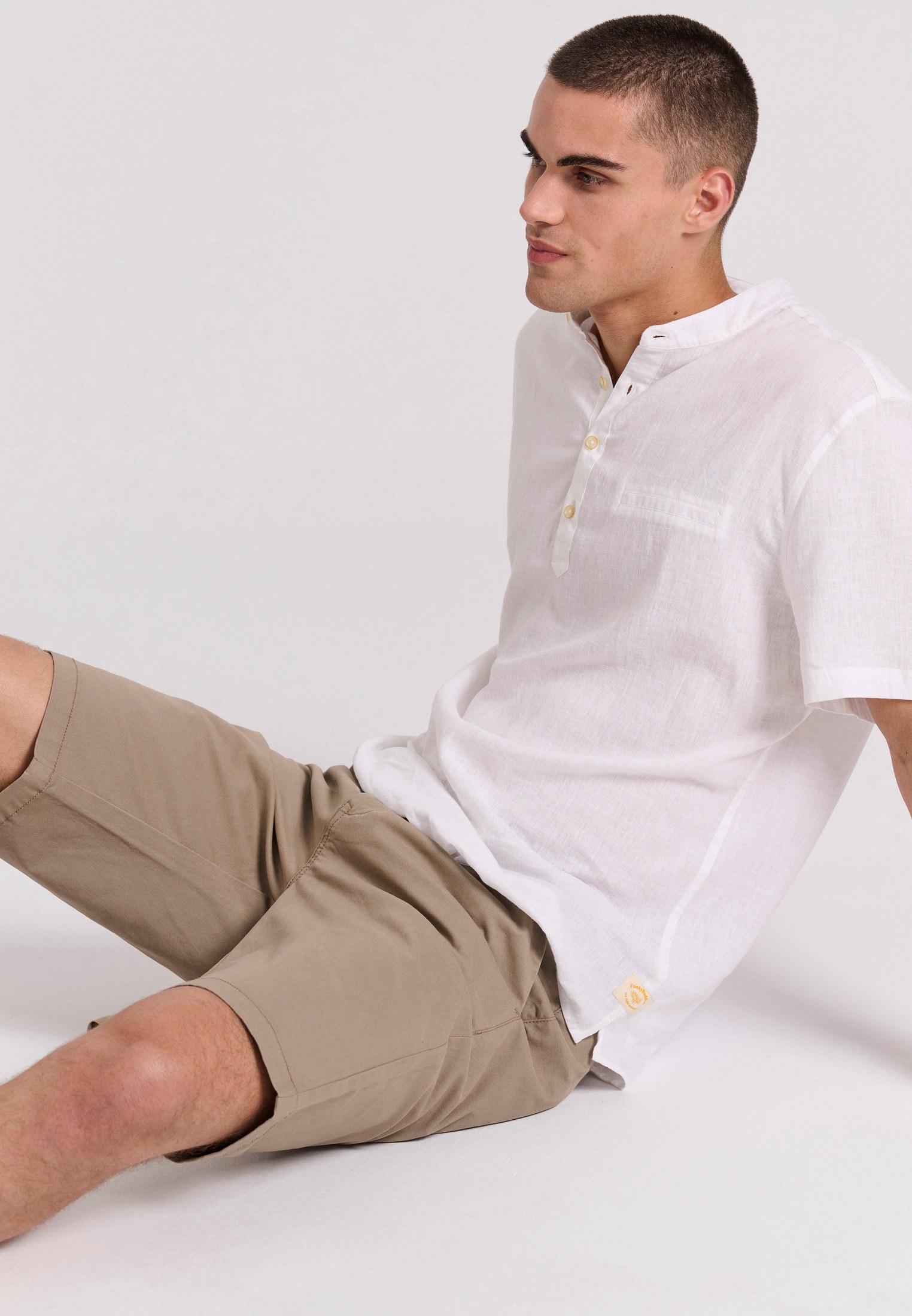 Men's Trousers Funky Buddha Brown