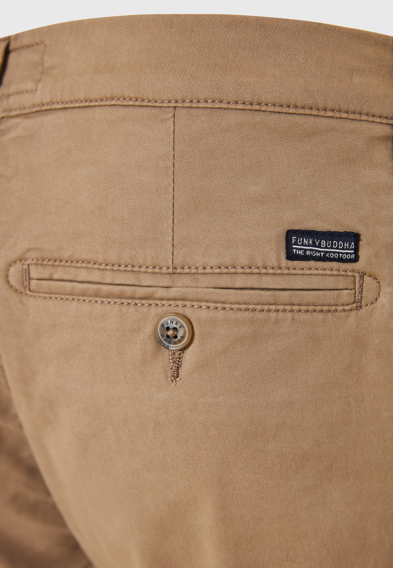 Men's Trousers Funky Buddha Brown