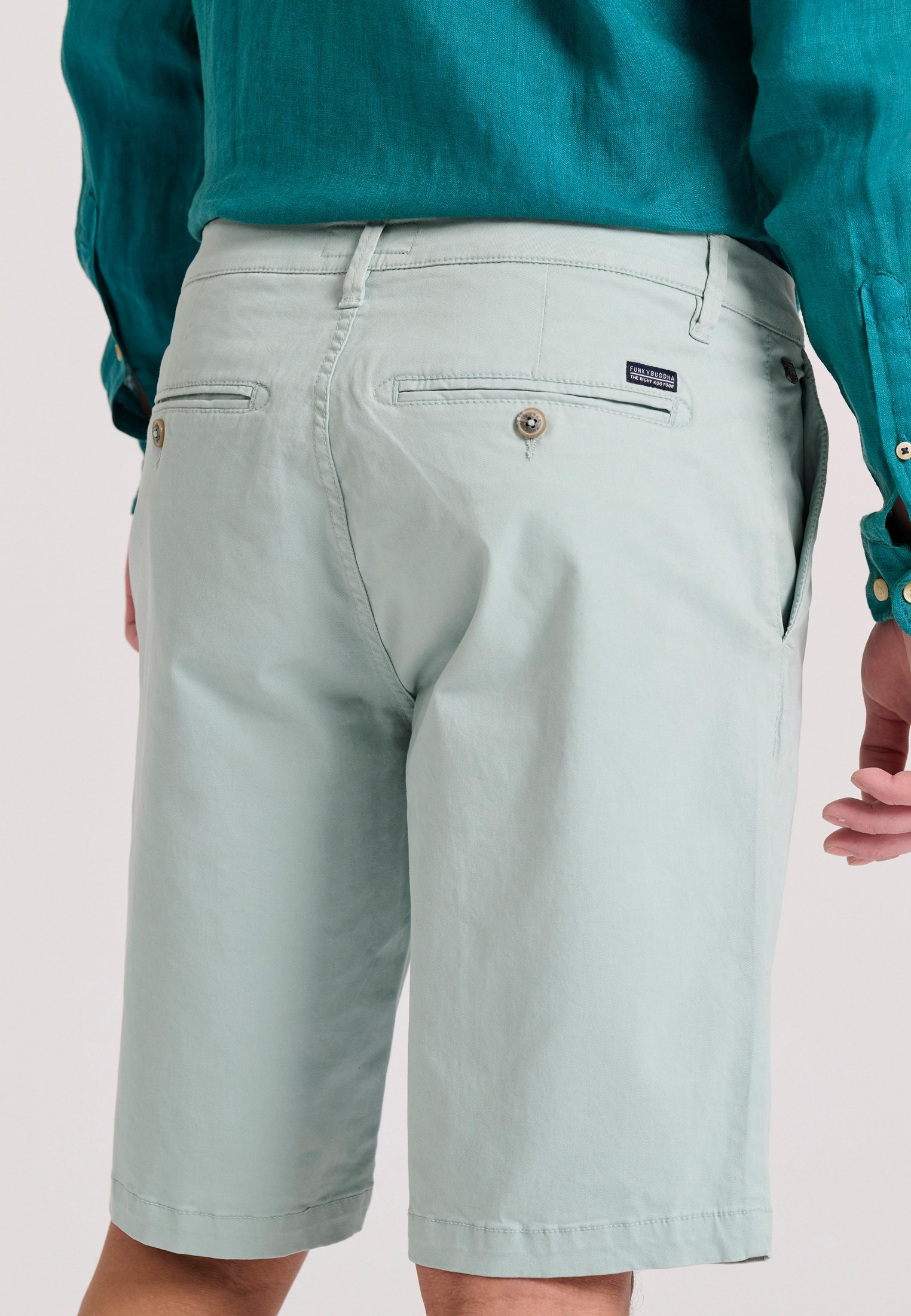 Men's Trousers Funky Buddha Green