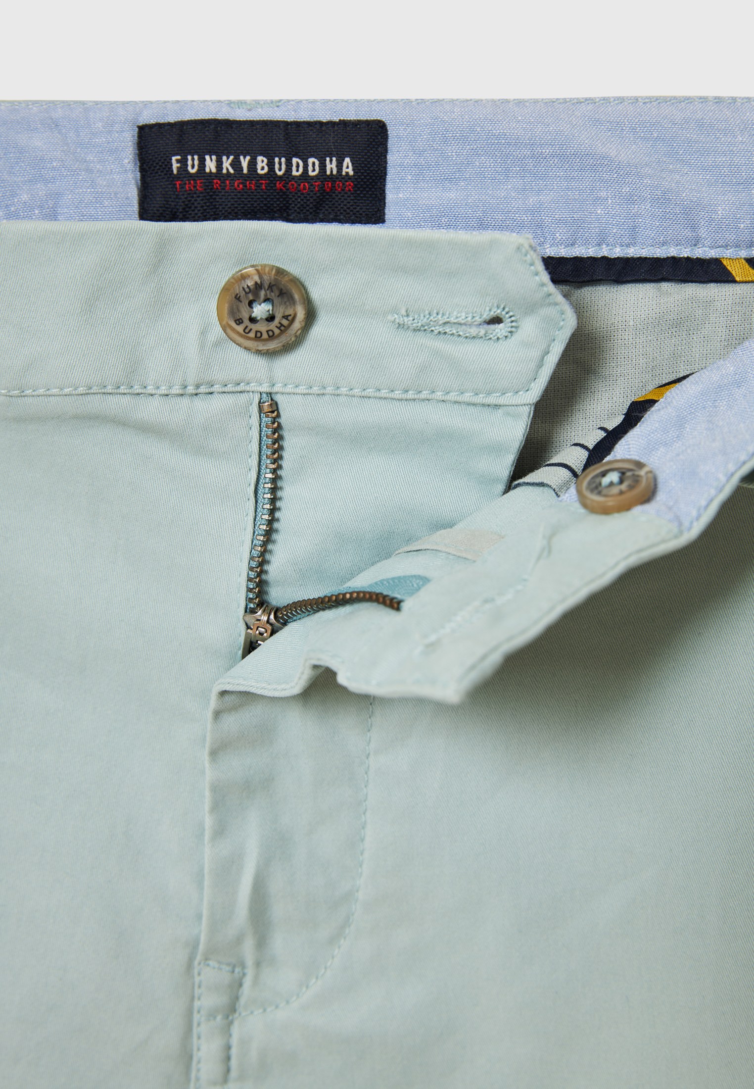 Men's Trousers Funky Buddha Green