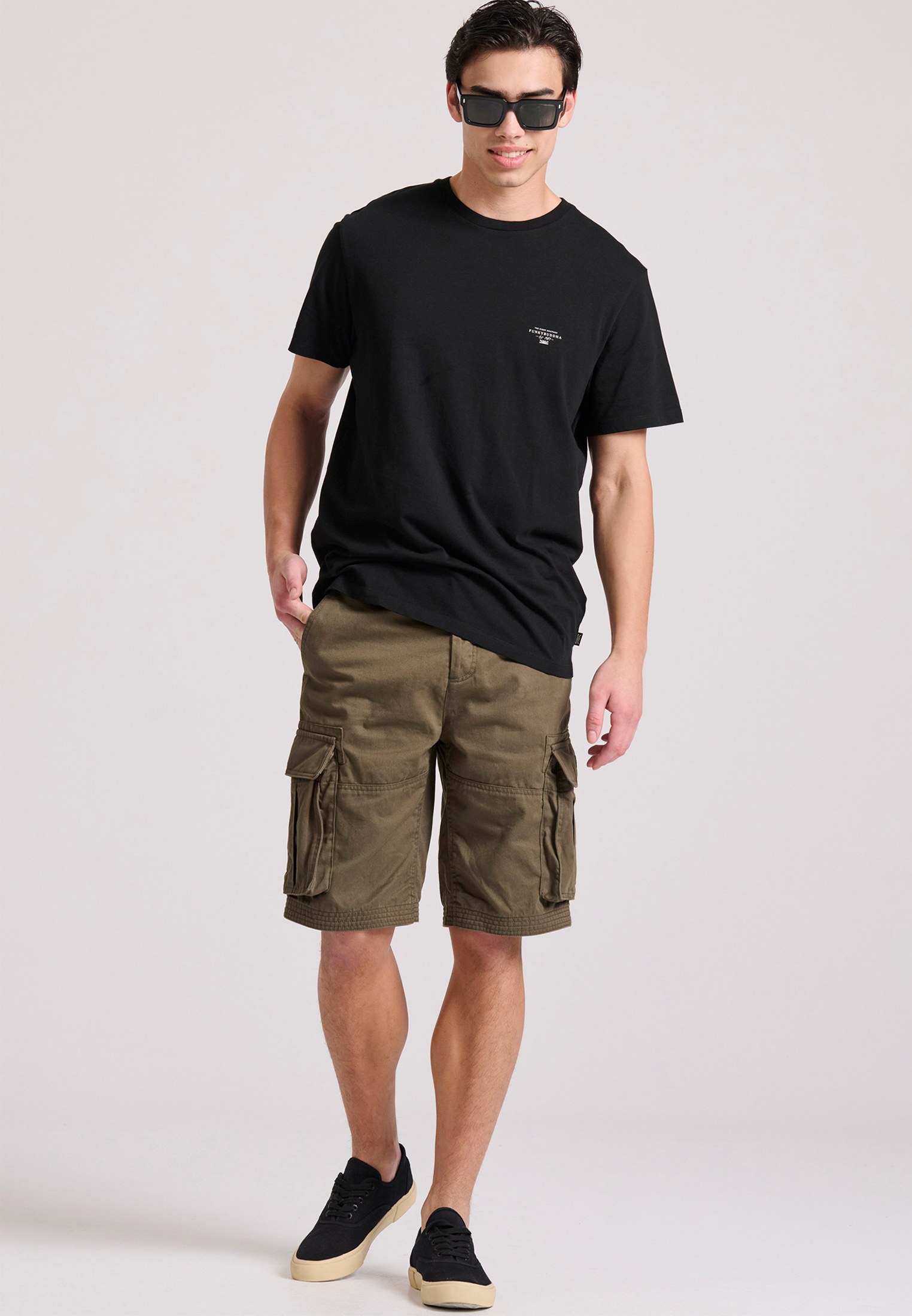 Men's Shirts Funky Buddha Black