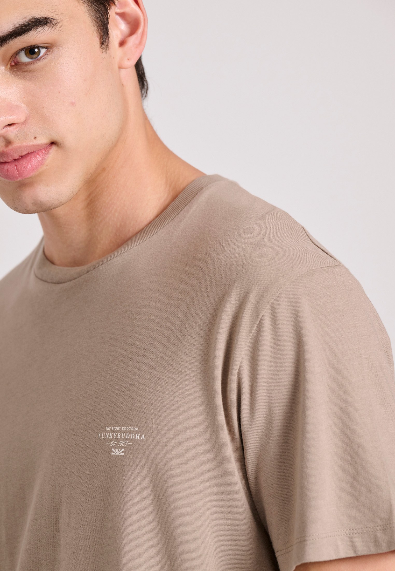 Men's Shirts Funky Buddha Brown