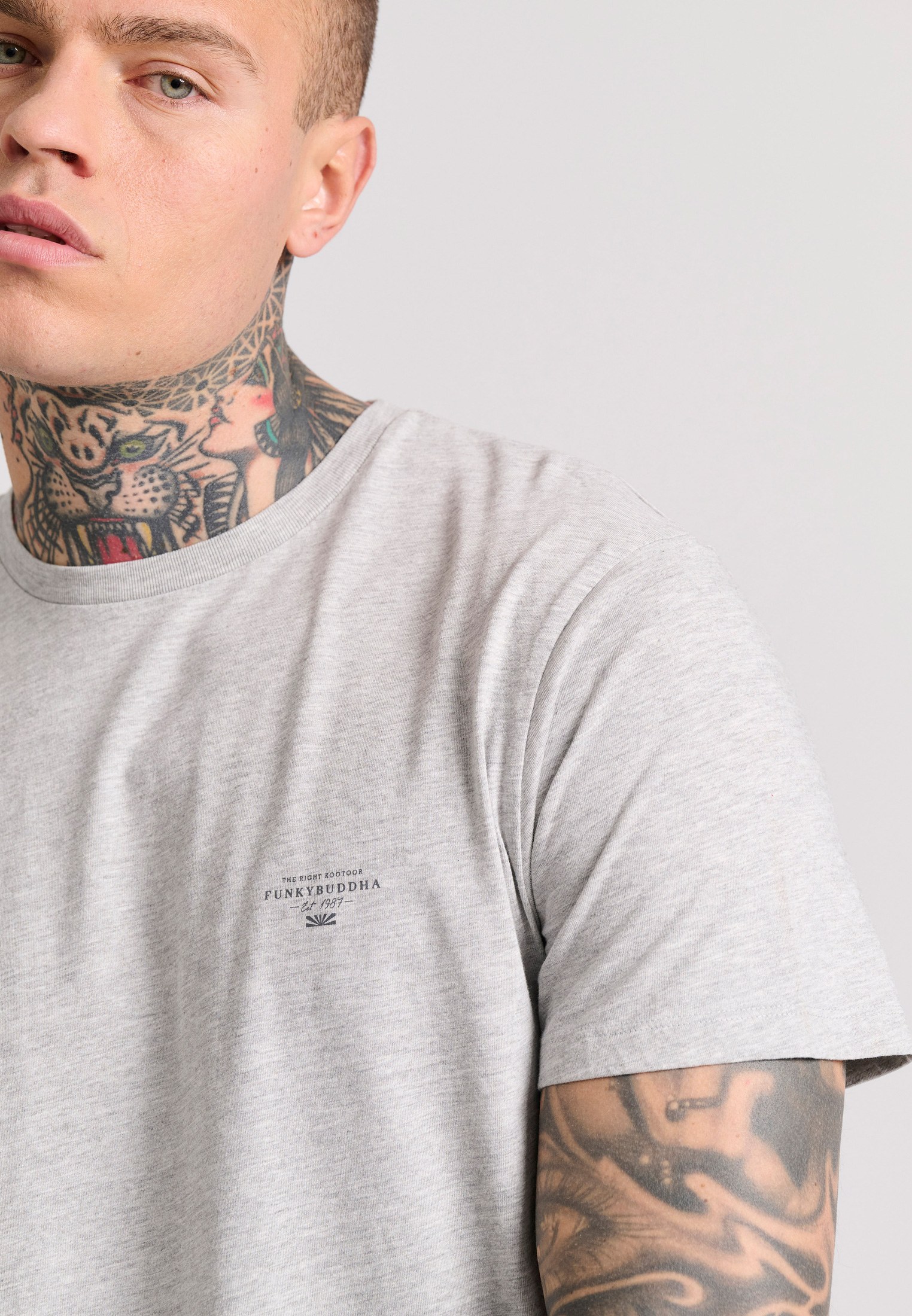 Men's Shirts Funky Buddha Gray