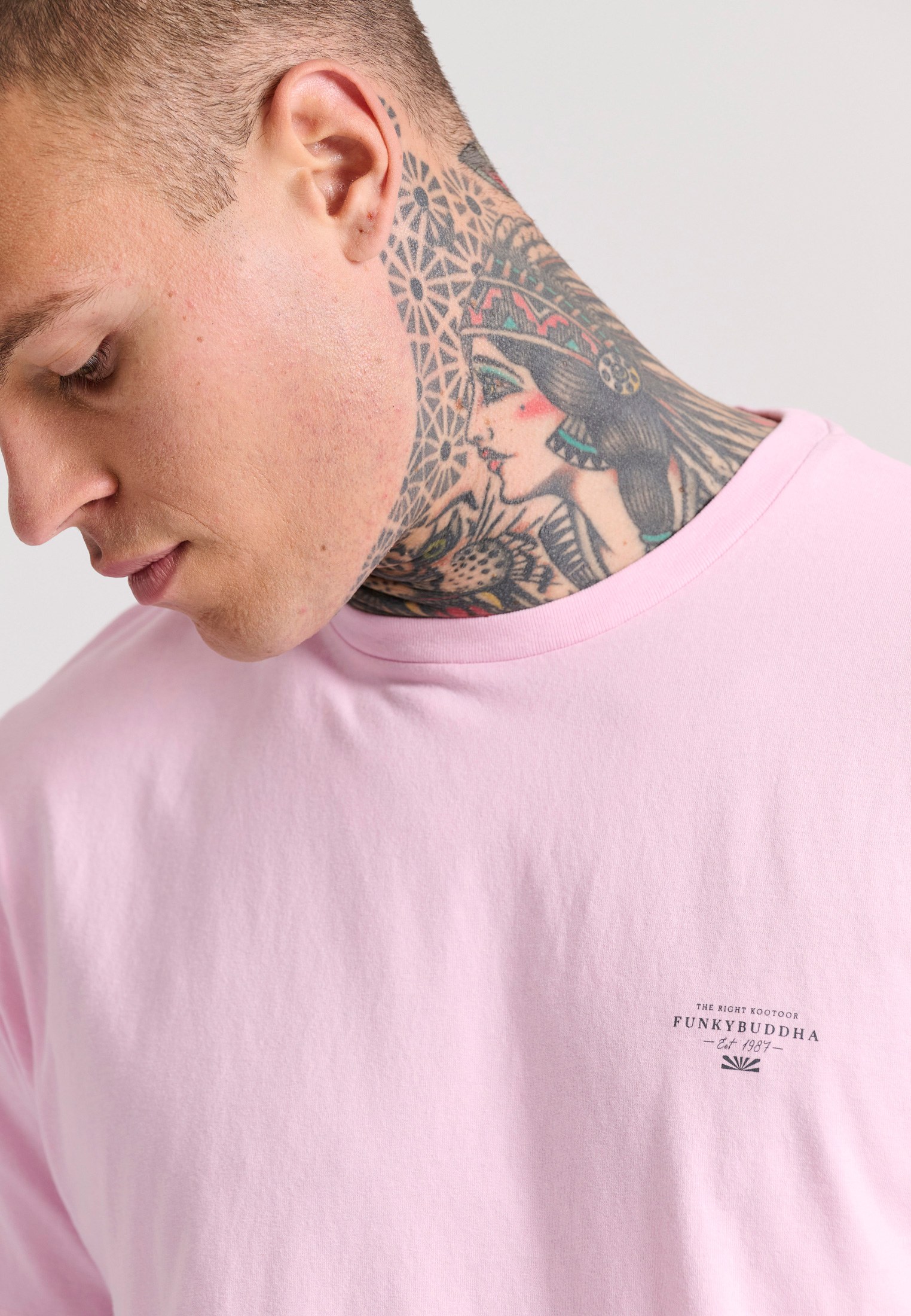 Men's Shirts Funky Buddha Pink