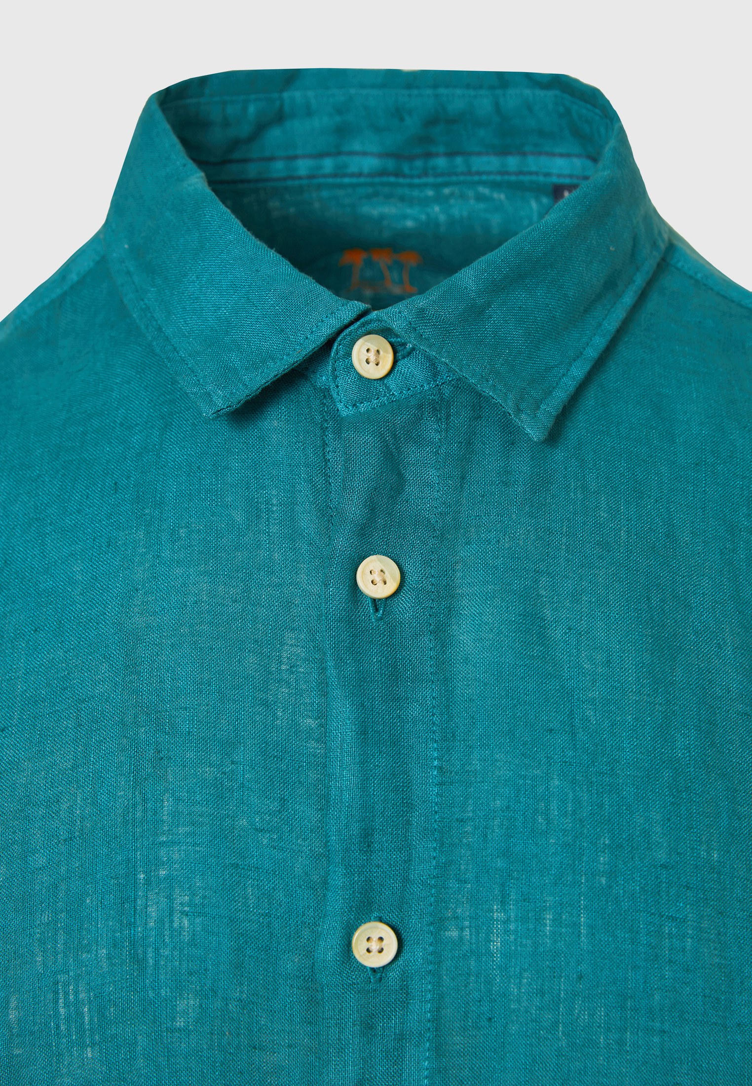 Garment dyed λινό πουκάμισο - The essentials