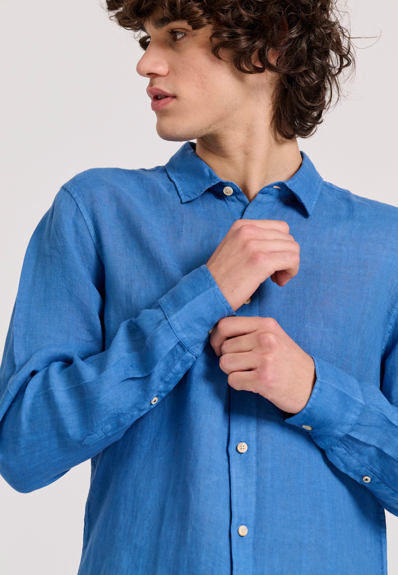 Men's Shirts Funky Buddha Blue