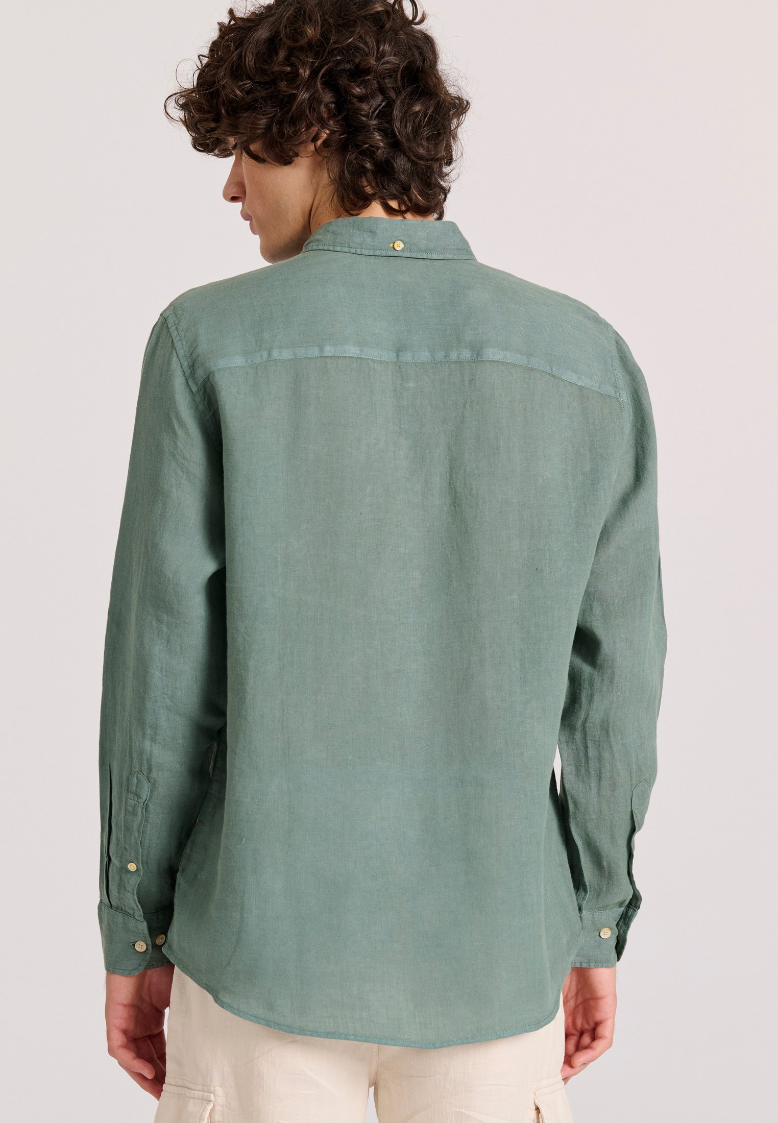 Garment dyed λινό πουκάμισο - The essentials