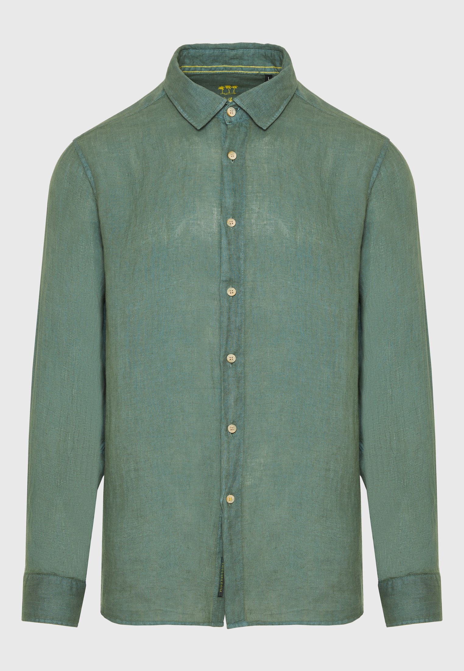 Garment dyed λινό πουκάμισο - The essentials