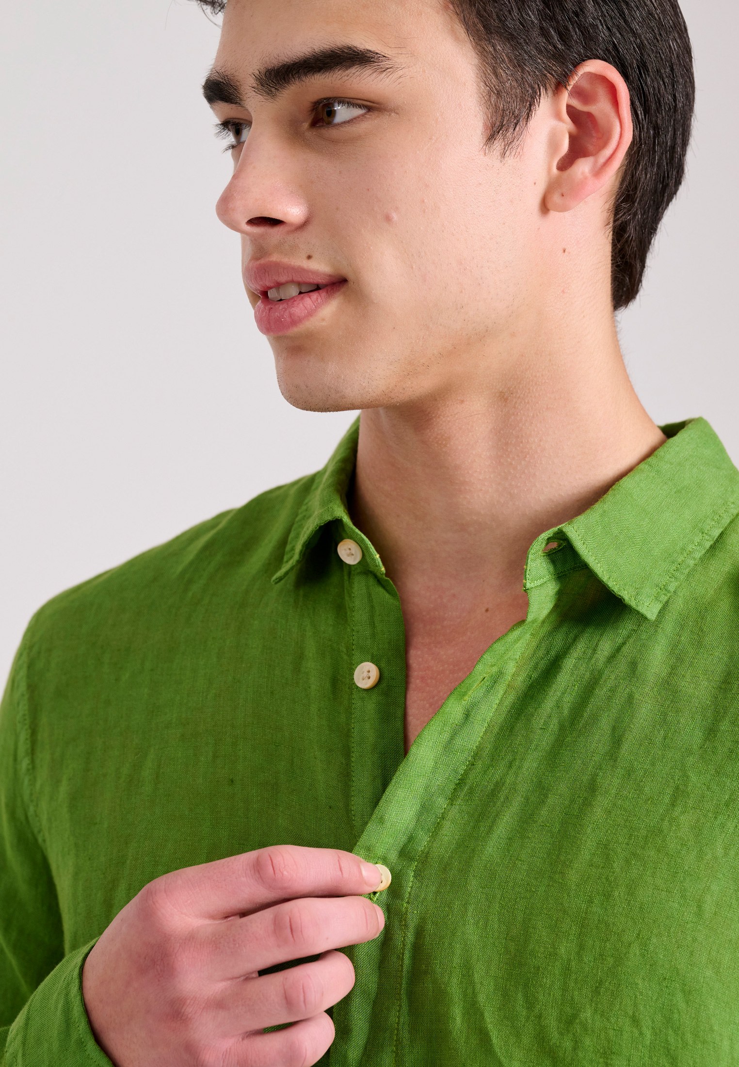 Men's Shirts Funky Buddha Green