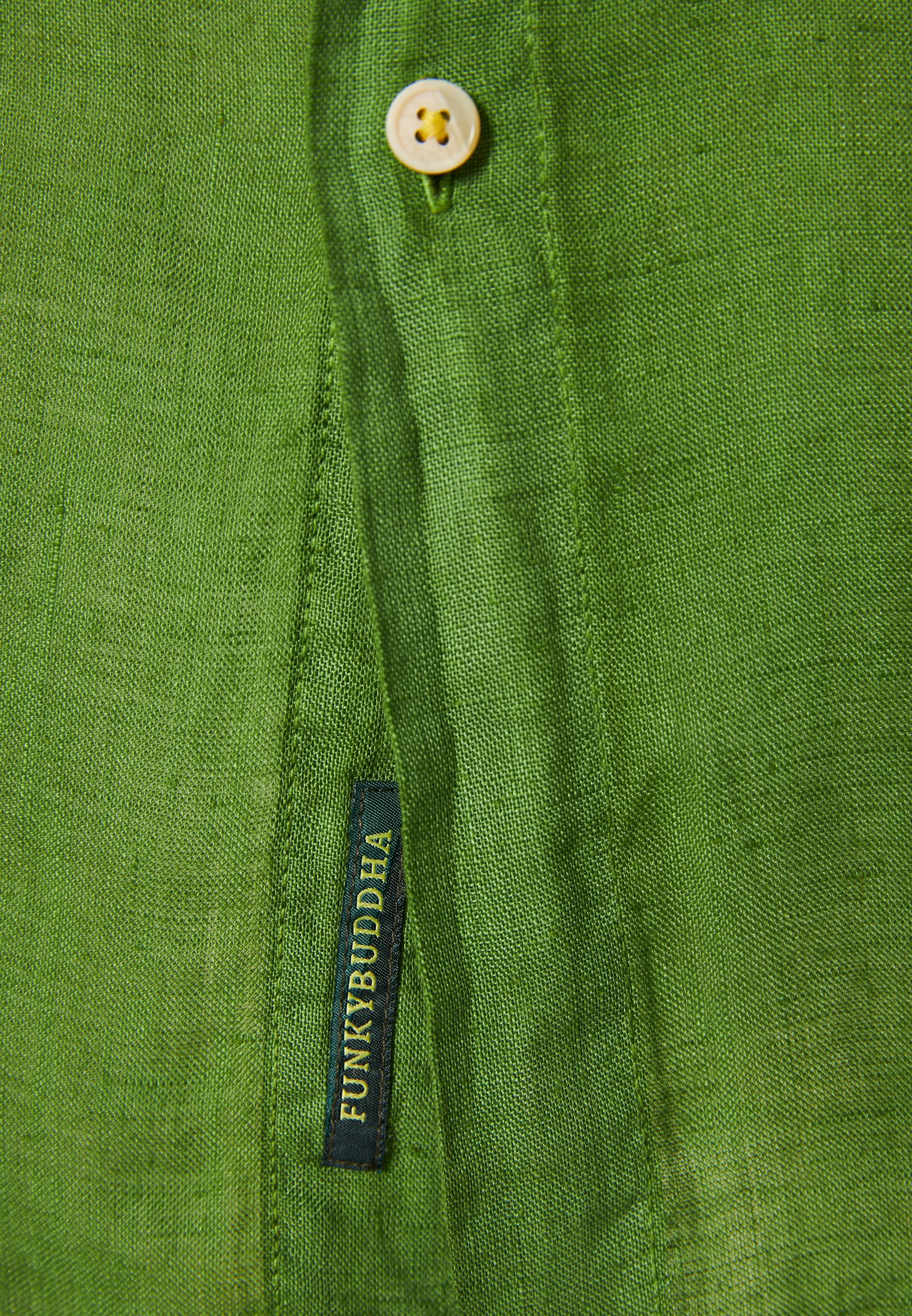 Men's Shirts Funky Buddha Green