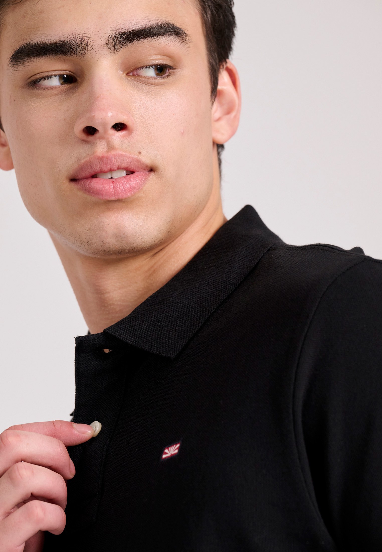 Men's Polo Shirts Funky Buddha Black