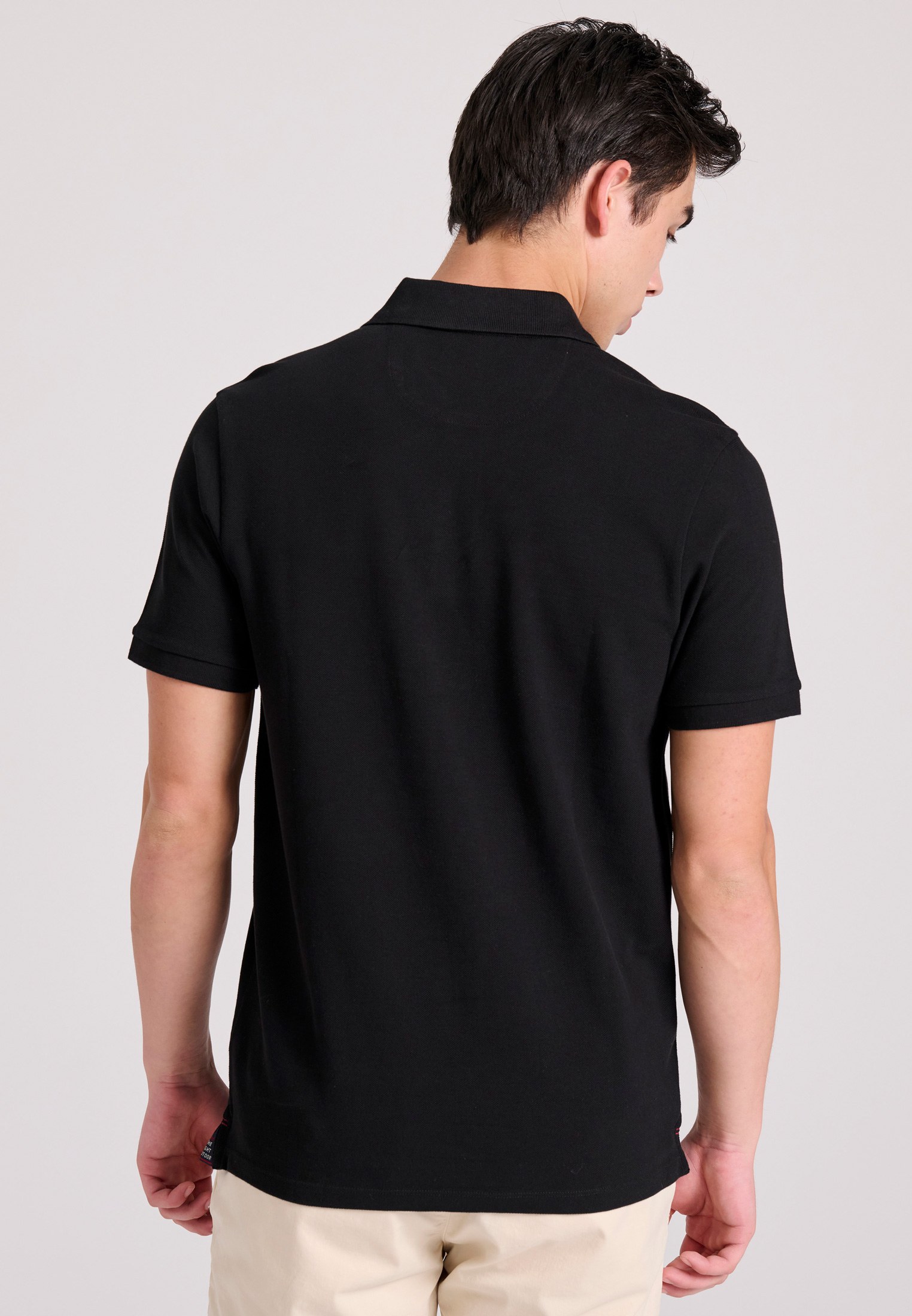 Men's Polo Shirts Funky Buddha Black