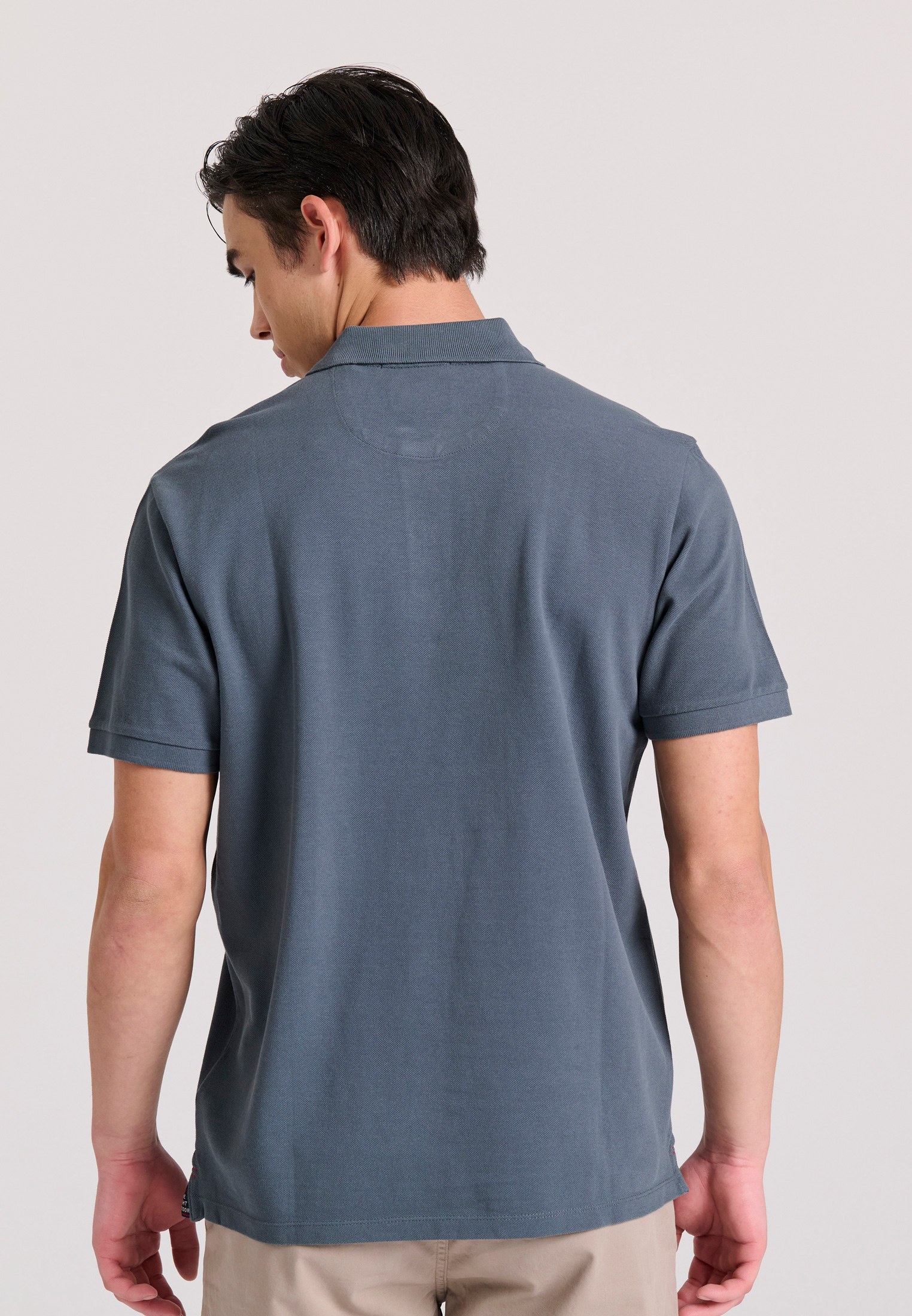 Essential polo μπλούζα με κεντημένο logo