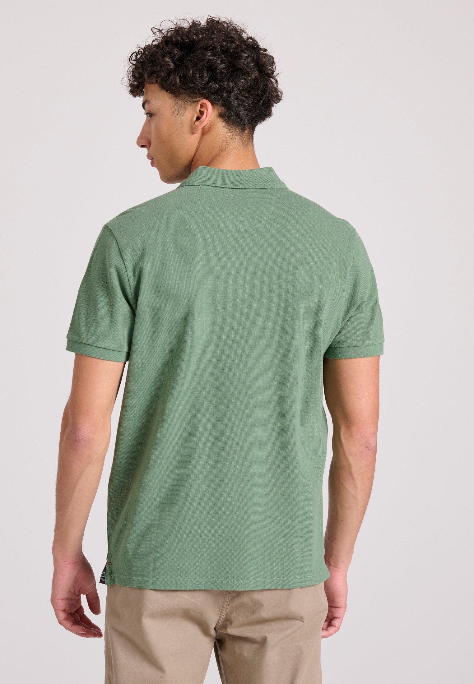 Essential polo μπλούζα με κεντημένο logo