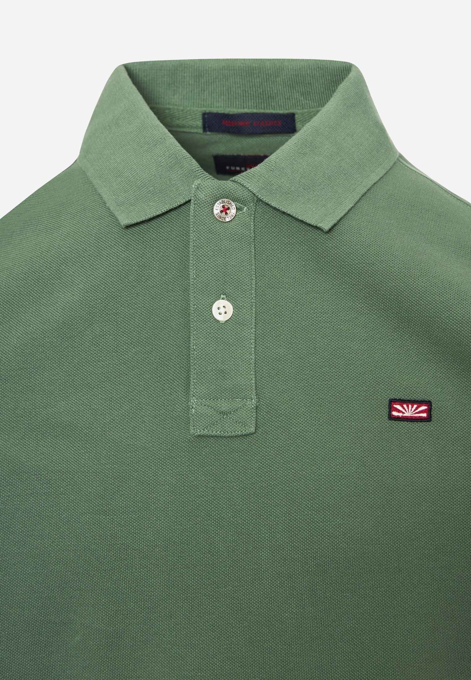 Essential polo μπλούζα με κεντημένο logo