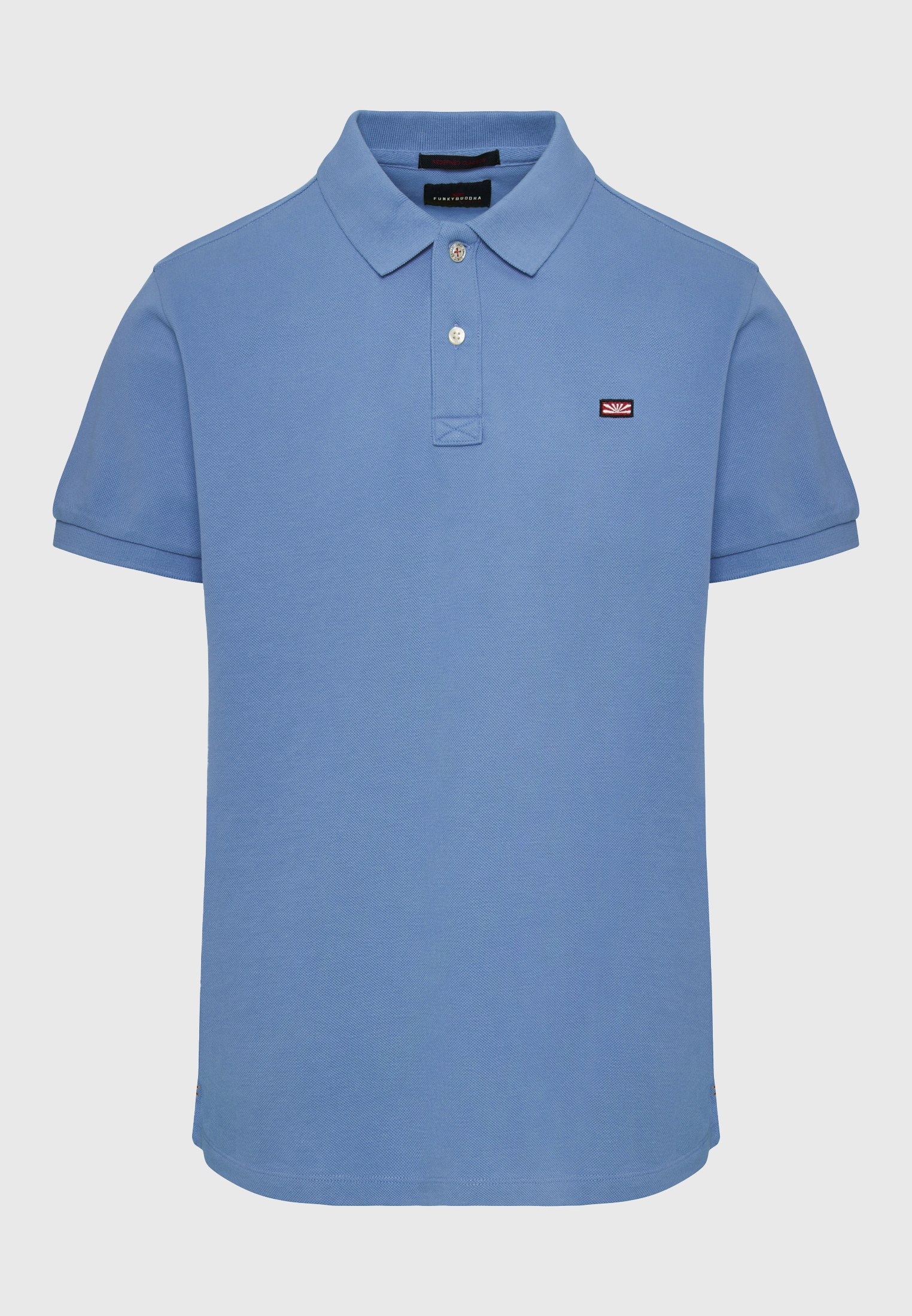 Men's Polo Shirts Funky Buddha Blue