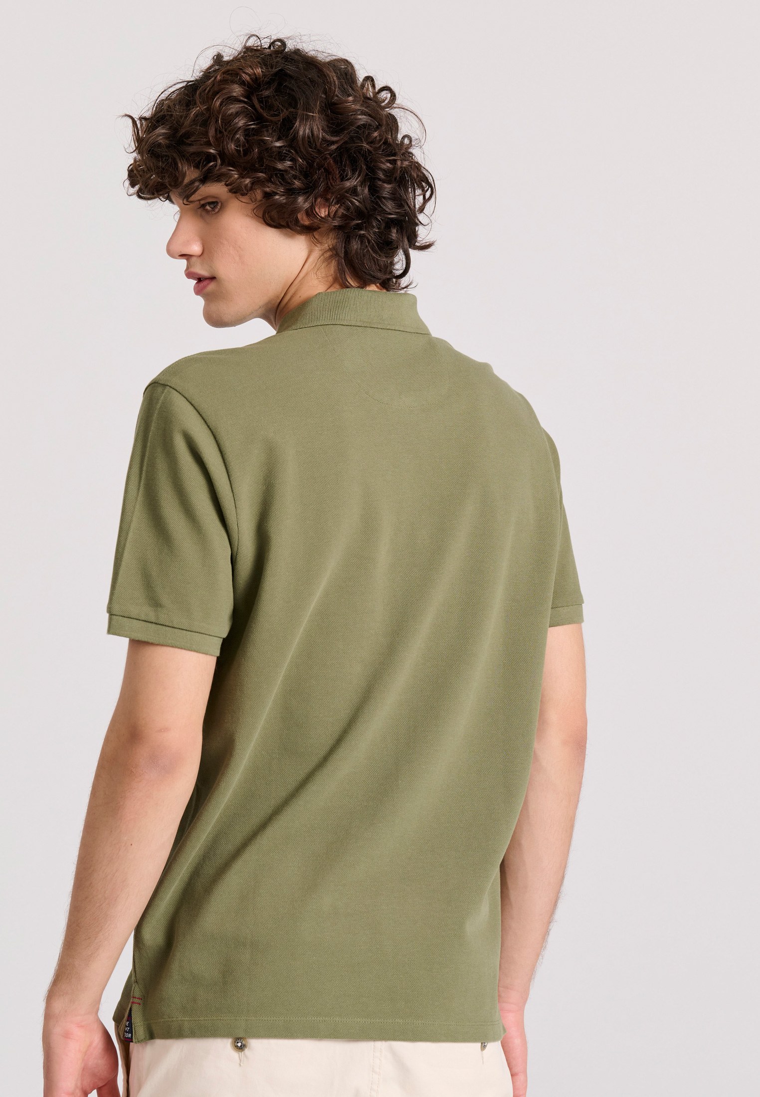 Men's Polo Shirts Funky Buddha Khaki