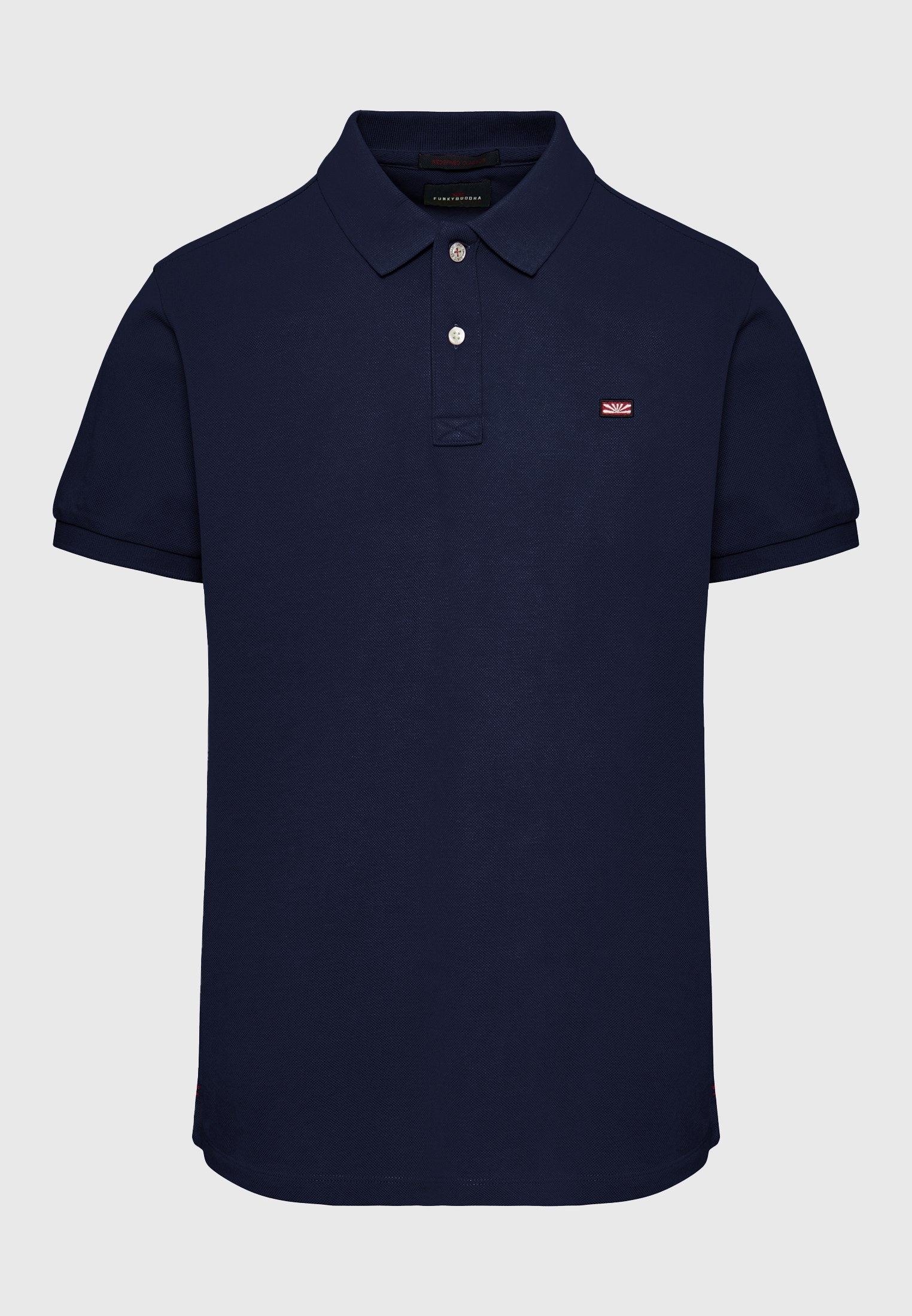 Men's Polo Shirts Funky Buddha Navy
