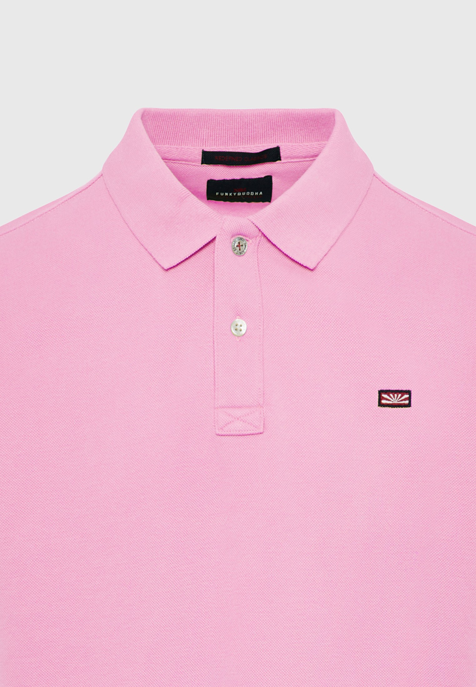 Men's Polo Shirts Funky Buddha Pink