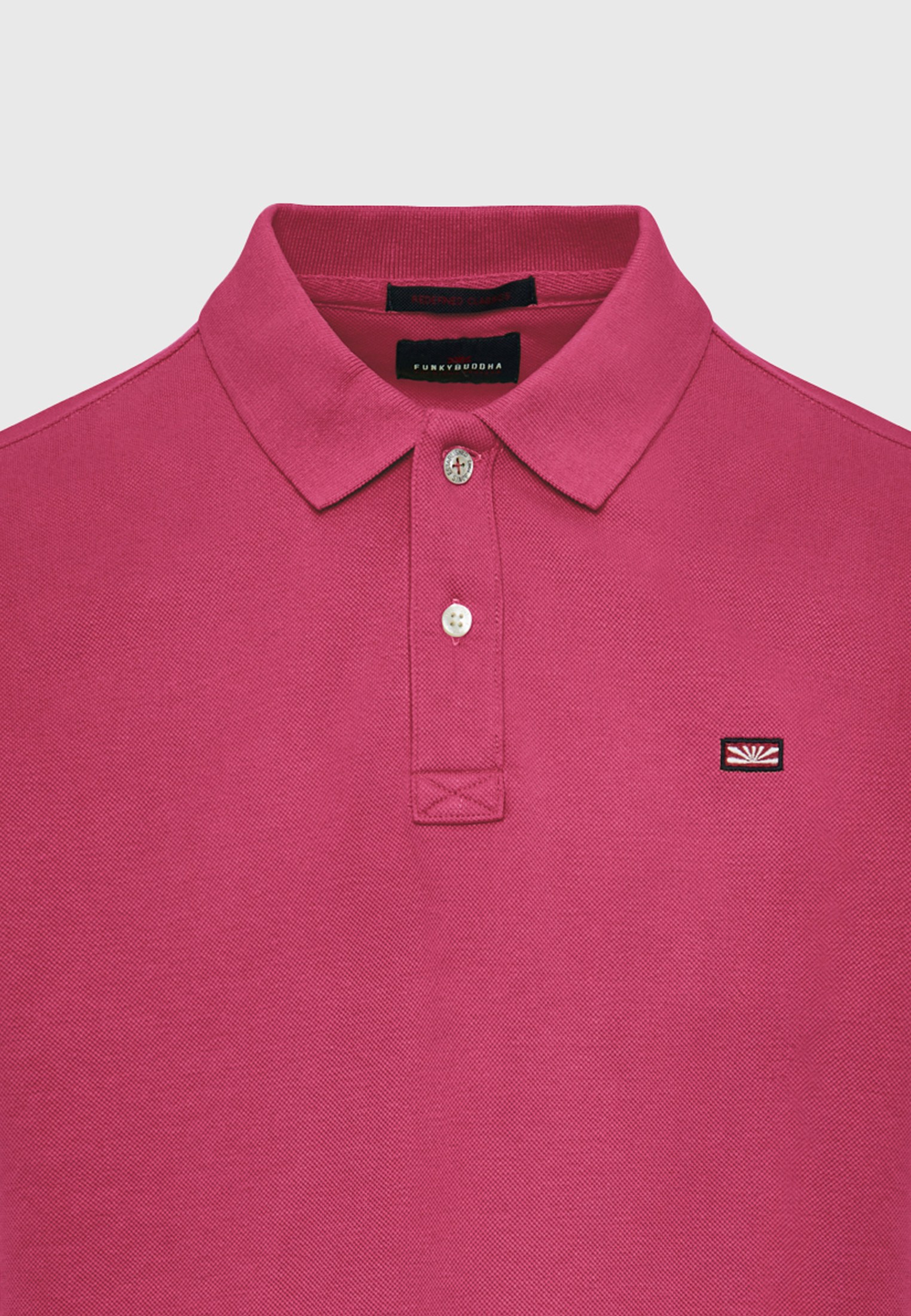 Men's Polo Shirts Funky Buddha Pink