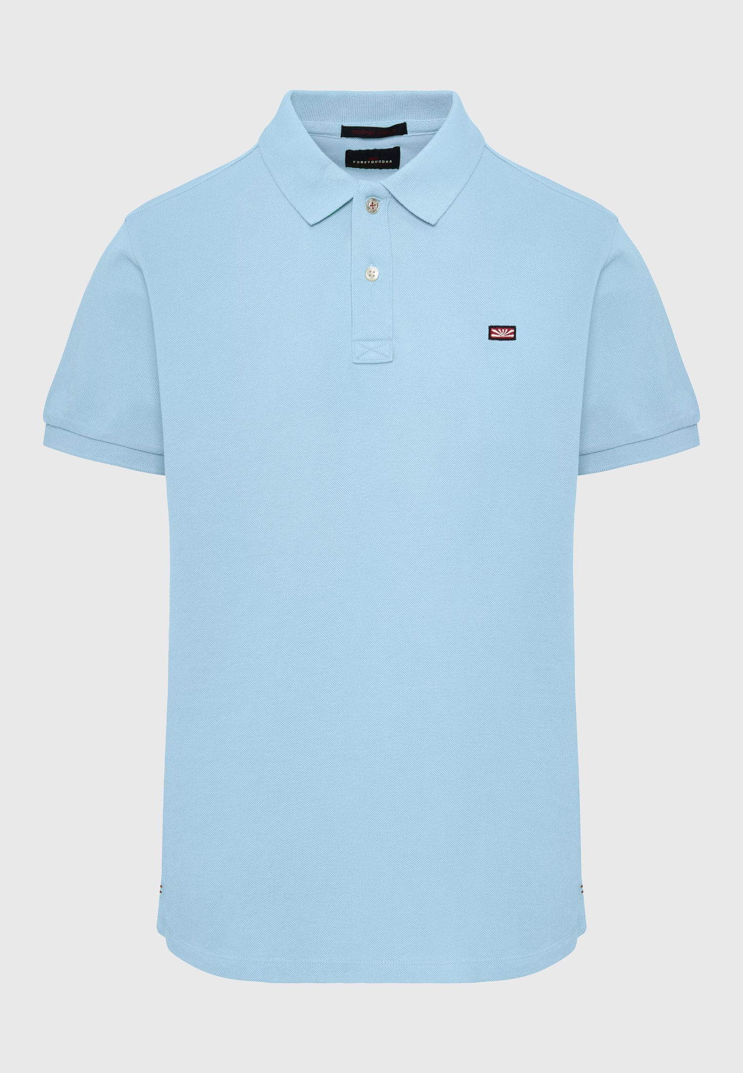 Men's Polo Shirts Funky Buddha Blue