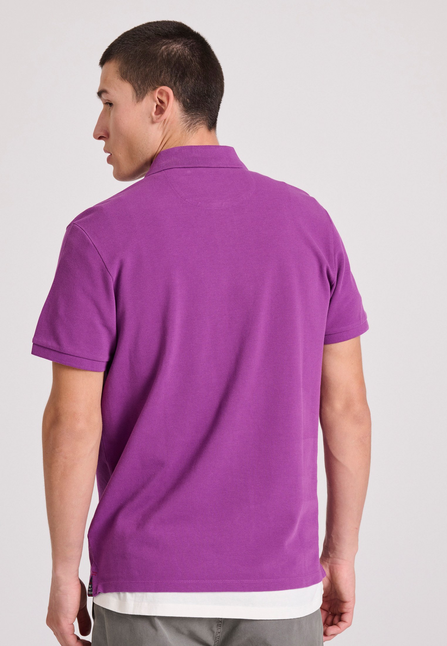 Men's Polo Shirts Funky Buddha Purple
