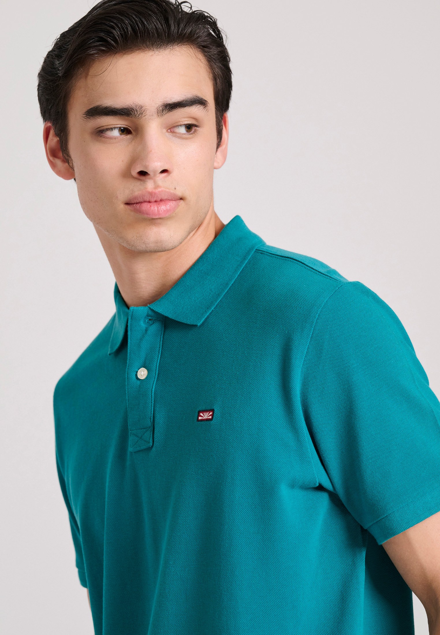 Men's Polo Shirts Funky Buddha Blue
