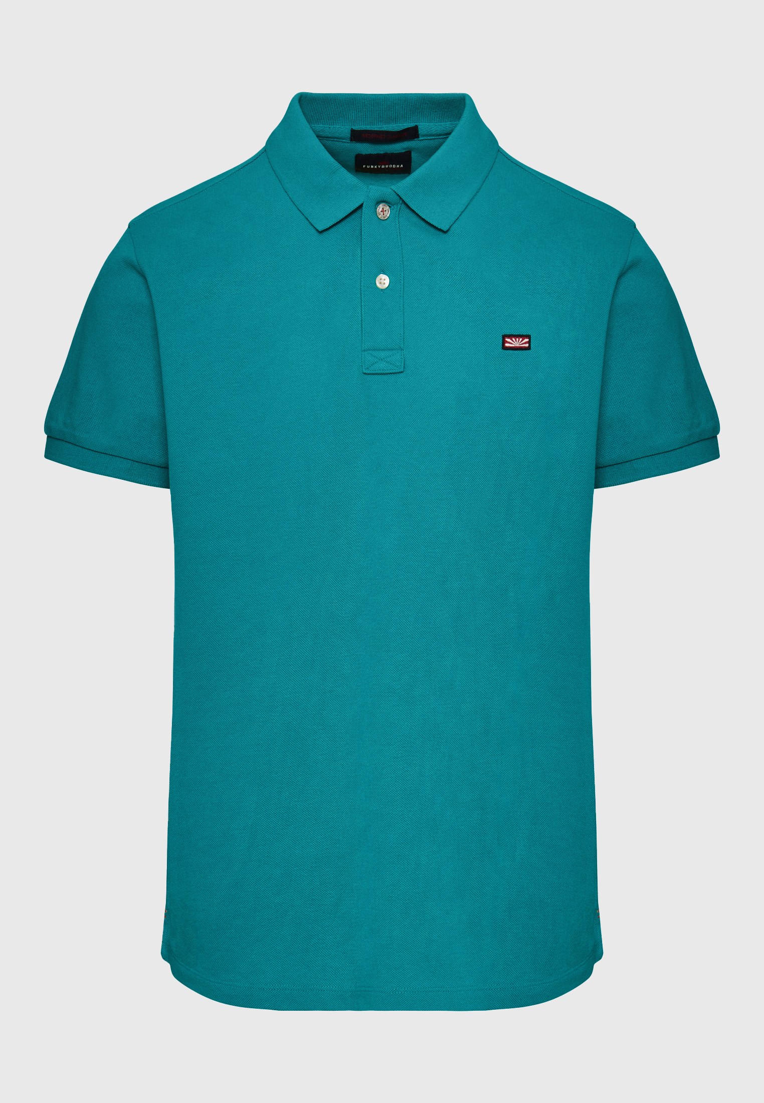 Men's Polo Shirts Funky Buddha Blue