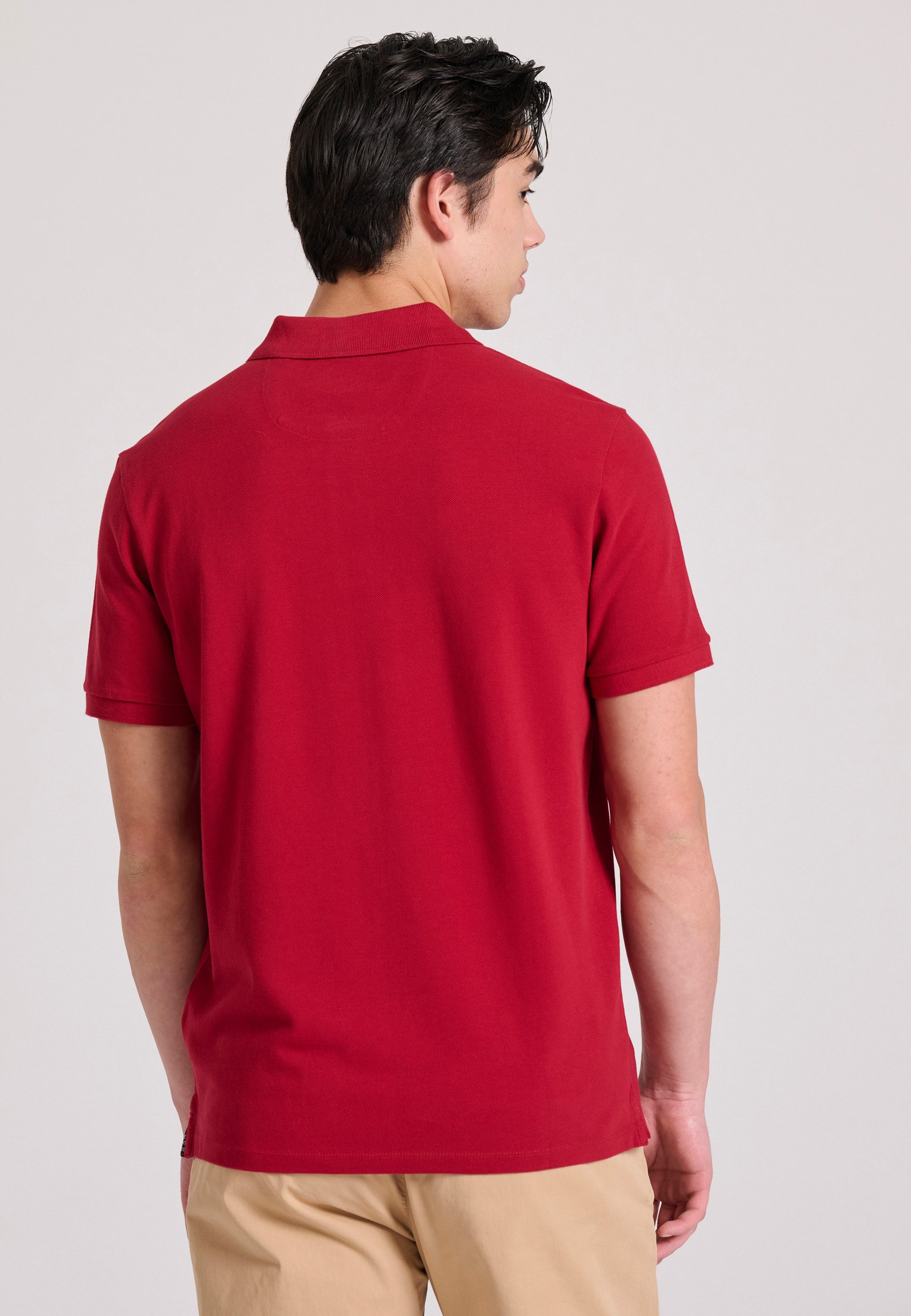 Men's Polo Shirts Funky Buddha Red
