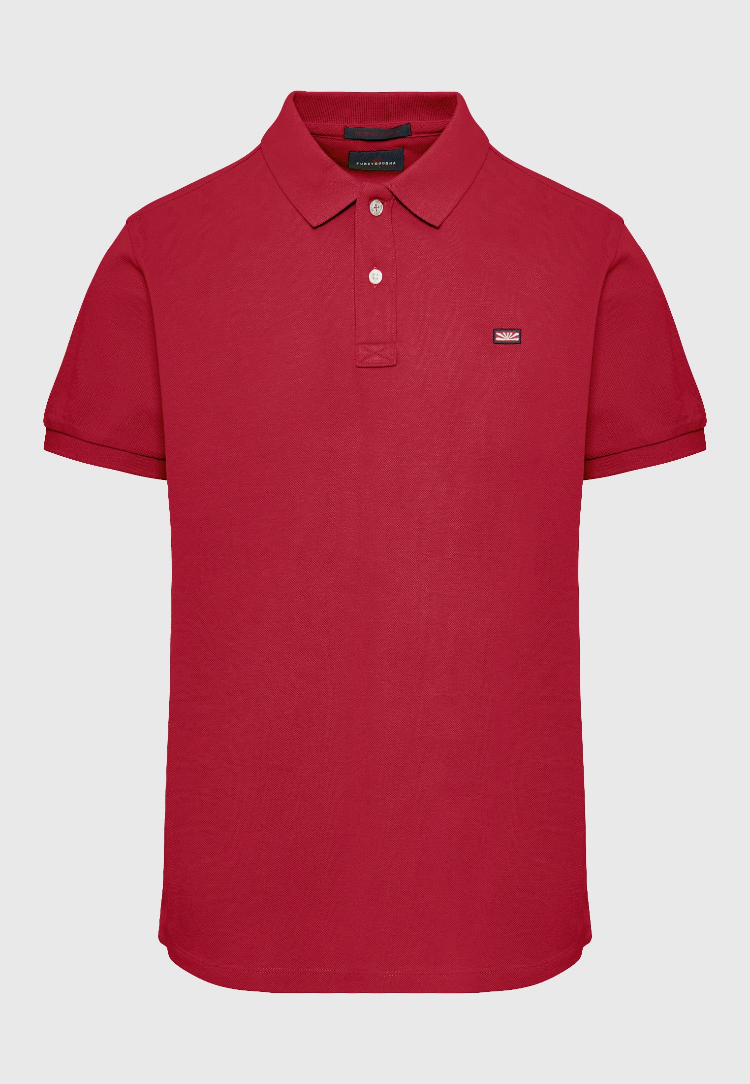 Men's Polo Shirts Funky Buddha Red