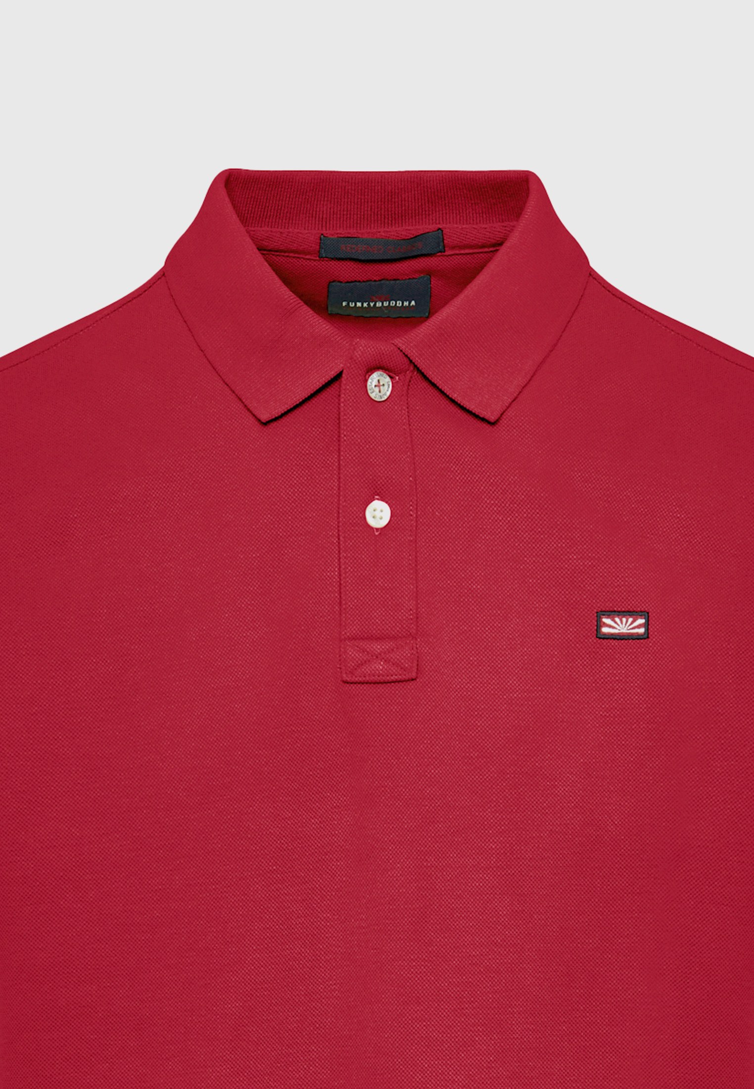 Men's Polo Shirts Funky Buddha Red