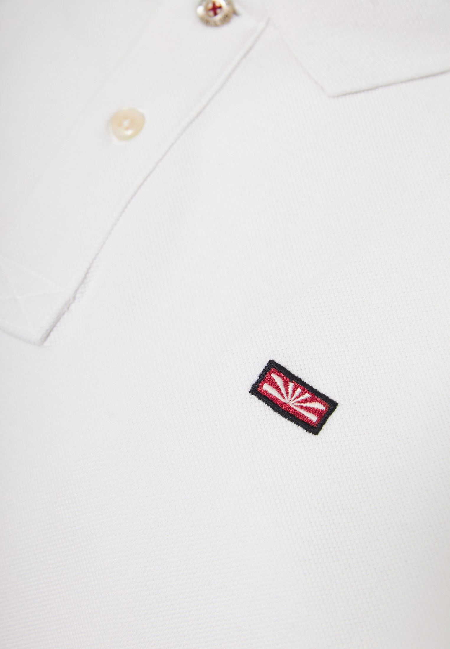 Men's Polo Shirts Funky Buddha White