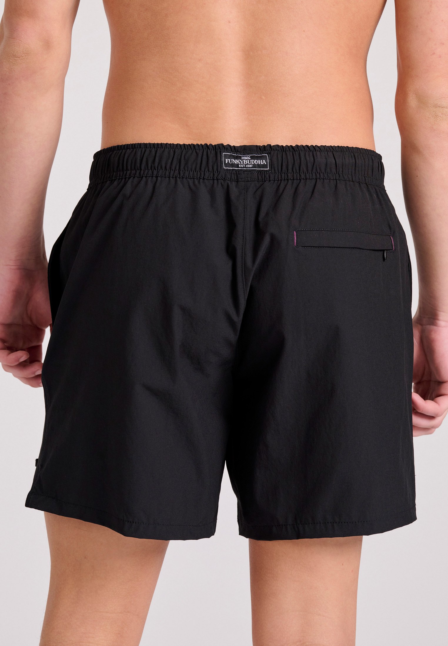 Men's Swim Shorts Funky Buddha Black