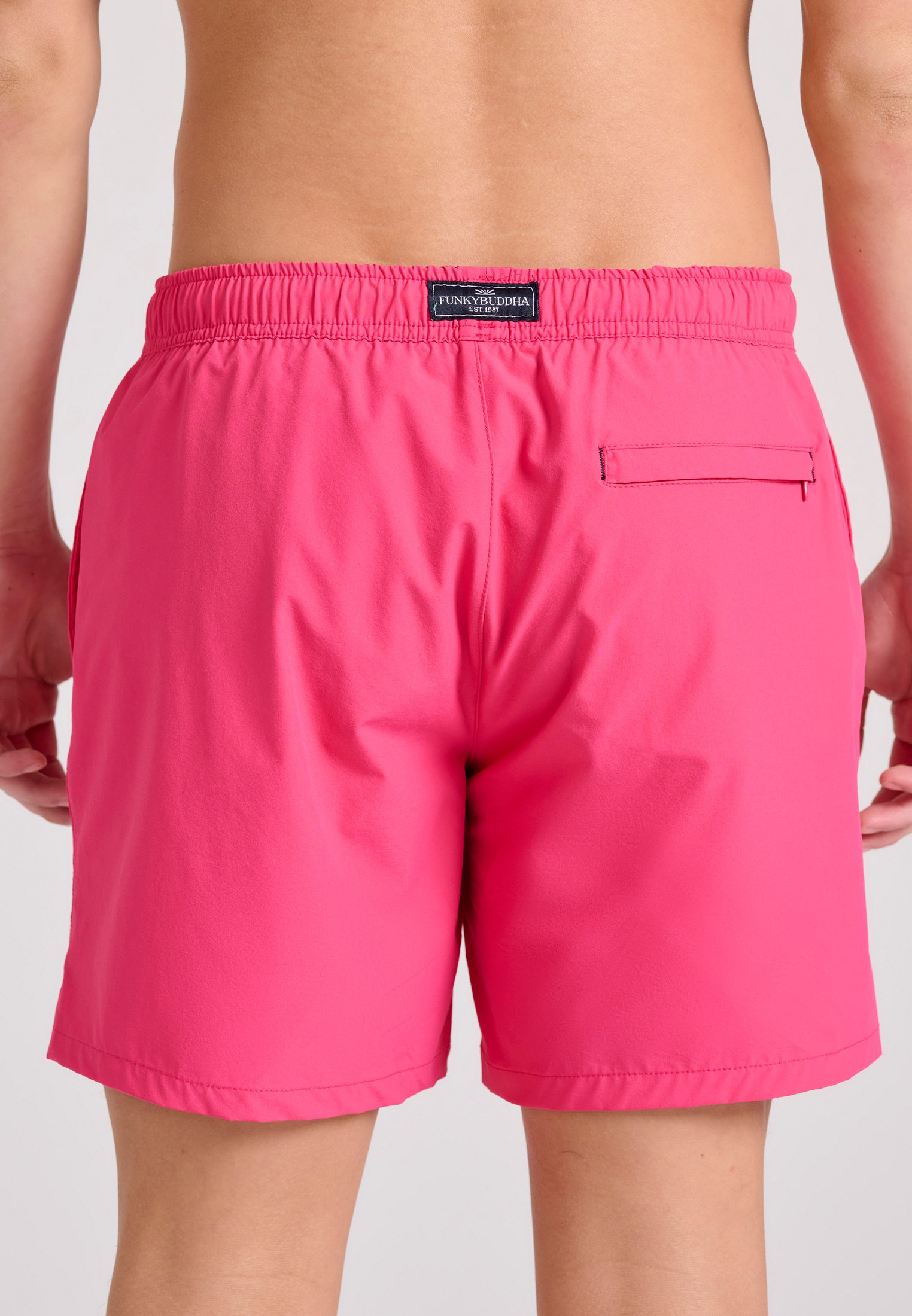 Men's Swim Shorts Funky Buddha Fuchsia